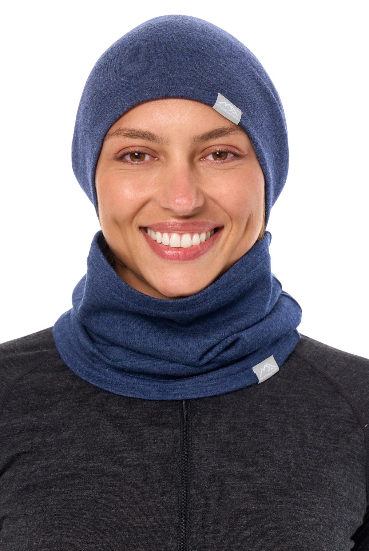 Adult Beanie Navy Blue + Gaiter