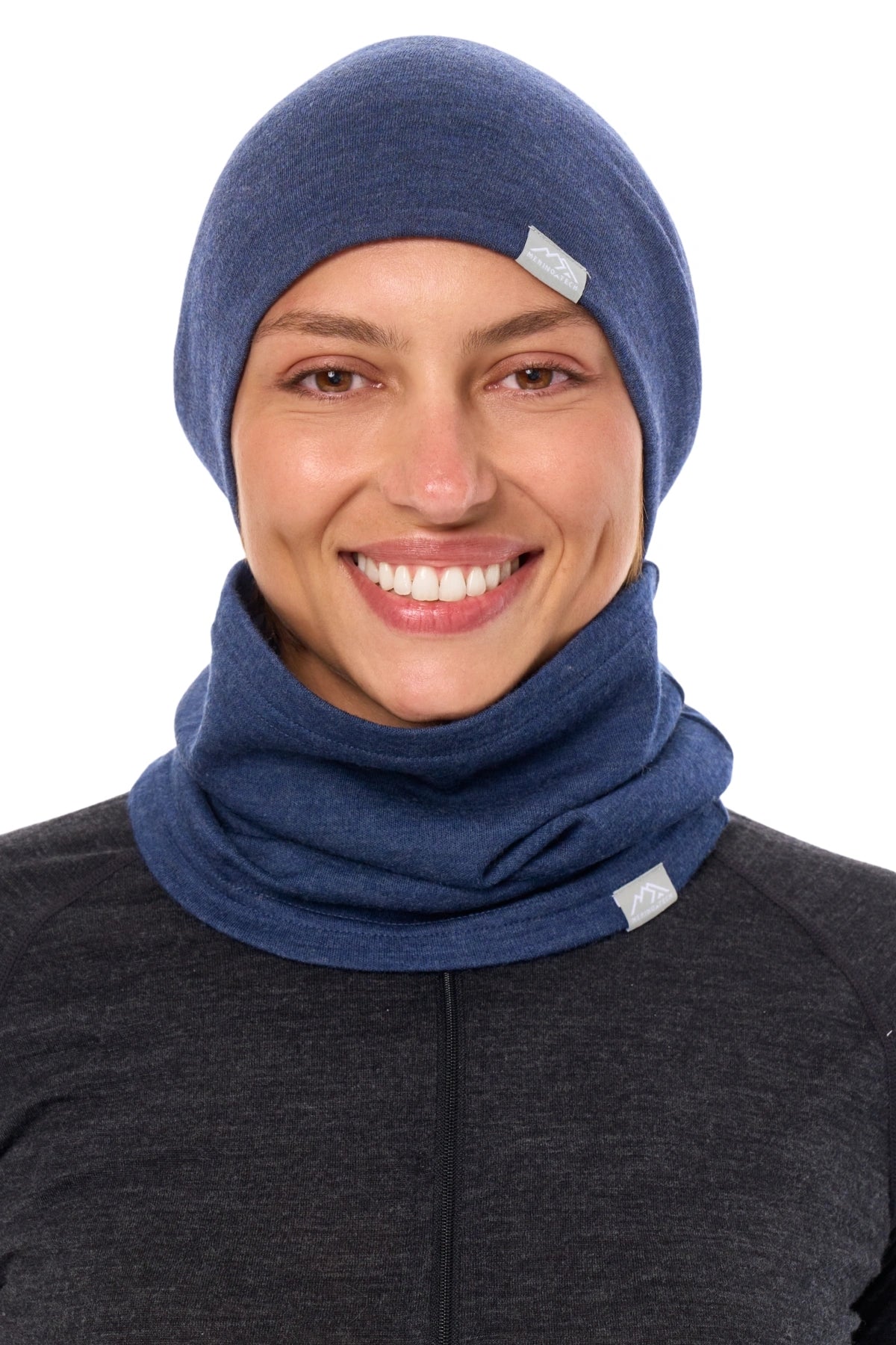 Adult Beanie Navy Blue + Gaiter