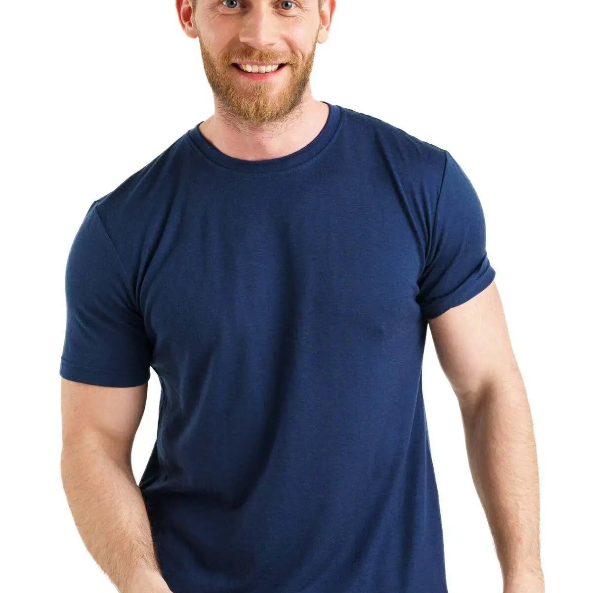 トップス STABRIDGE PREMIUM MERINO WOOL TEE NAVY 20171006_Wool_Prince_00040-