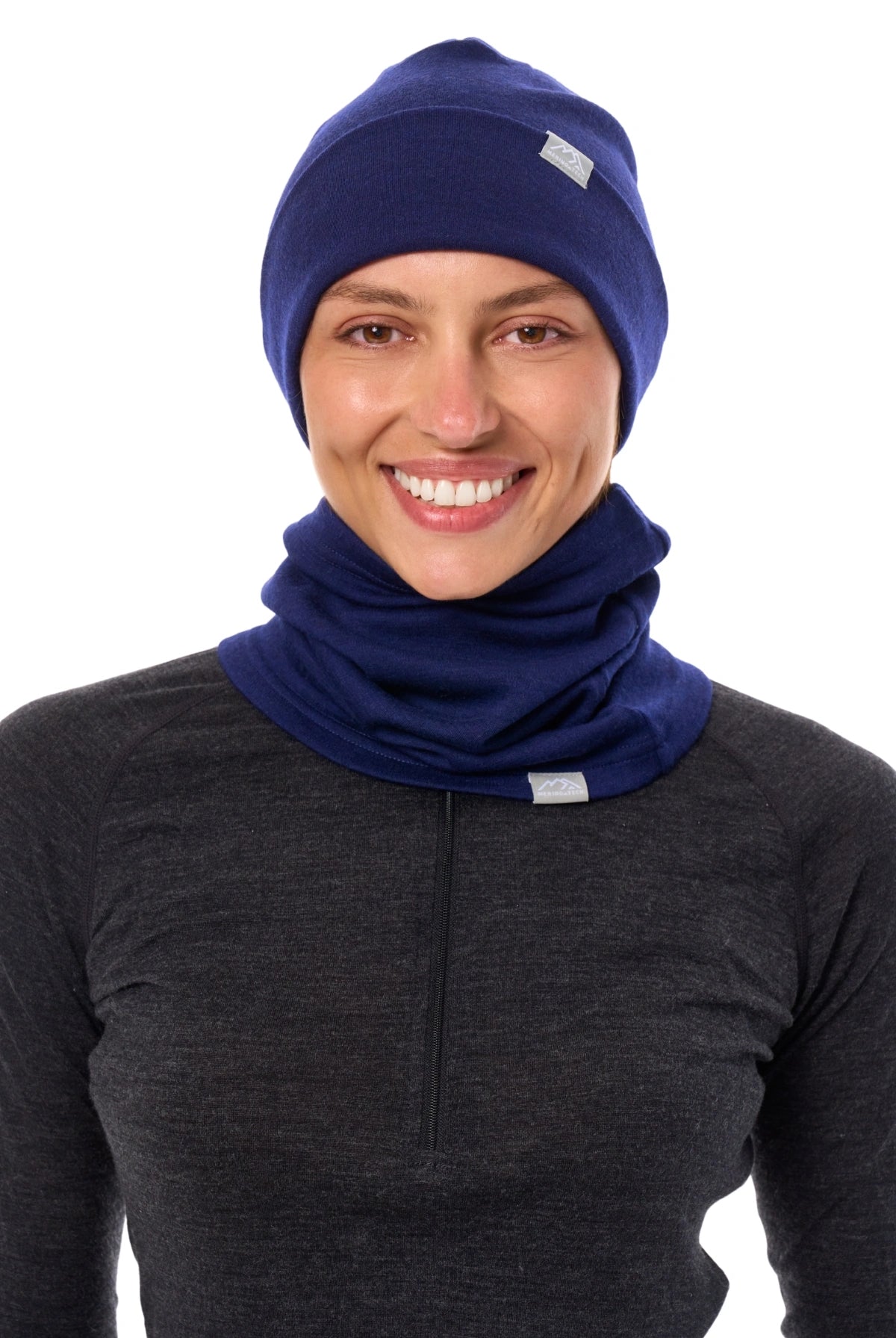 Adult Beanie Deep Navy + Gaiter