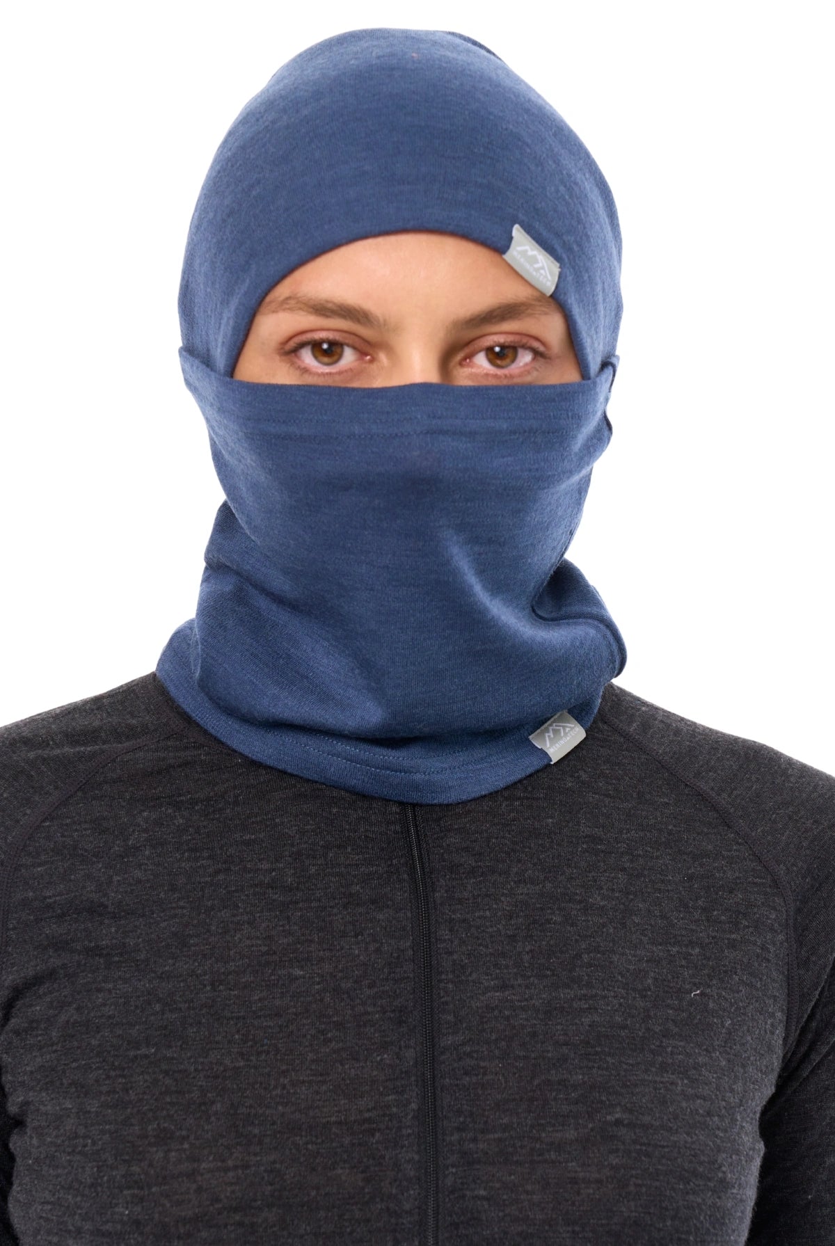 Adult Beanie Denim + Gaiter — view 3