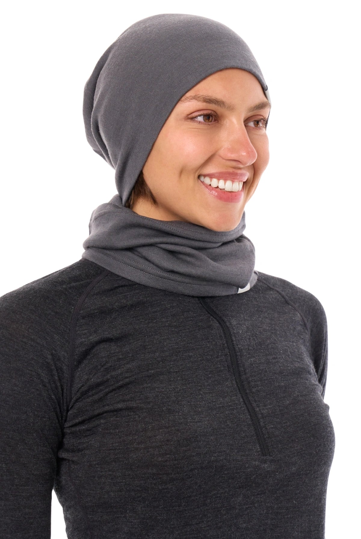 Adult Beanie Grey Shades + Gaiter — view 2