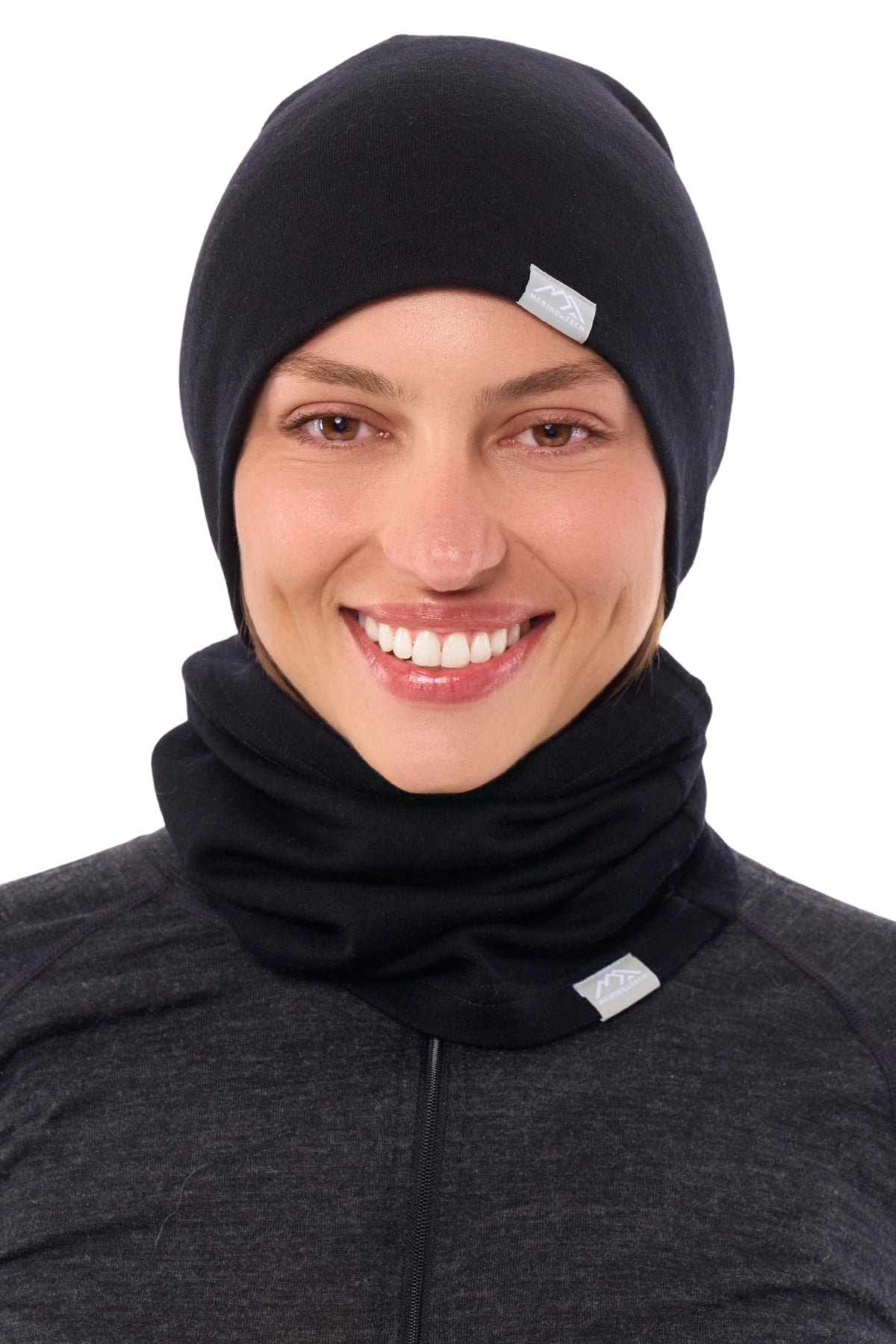 Adult Beanie Black + Gaiter