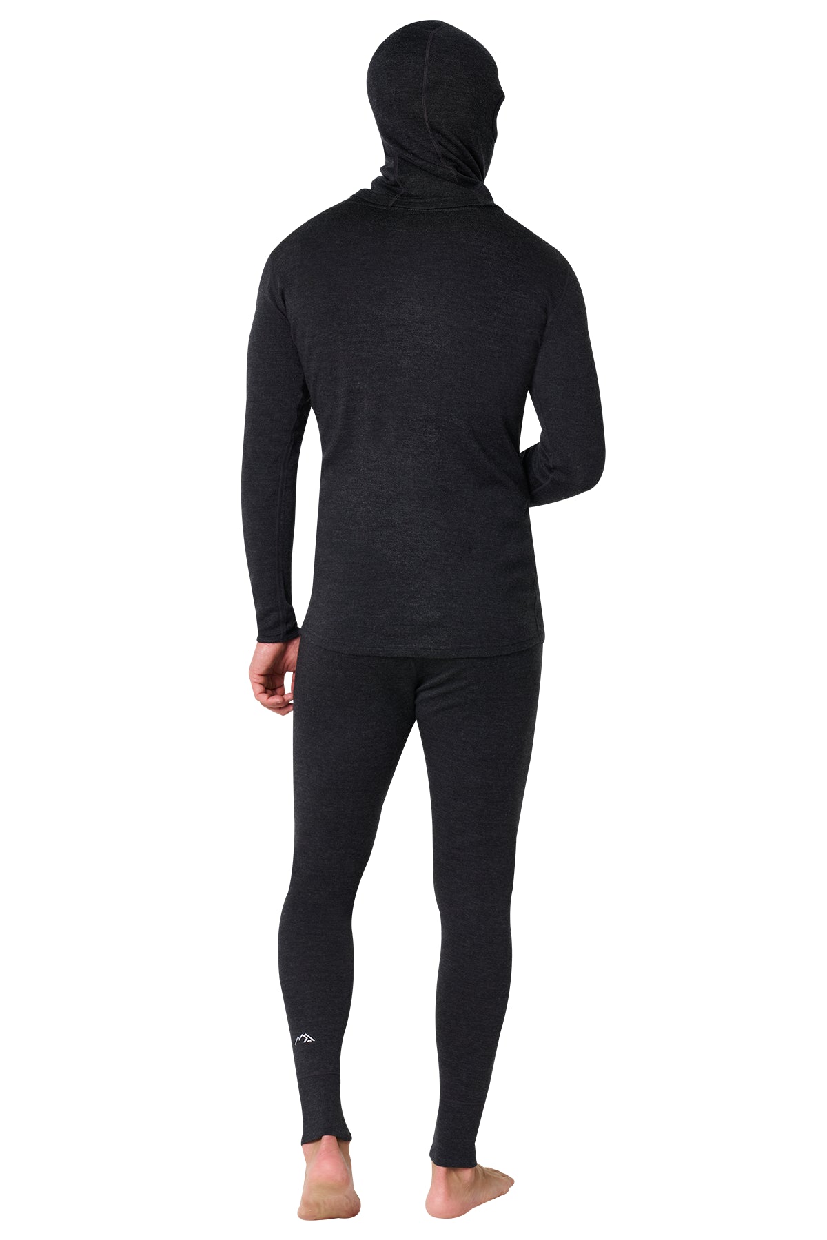 Men's Charcoal Grey Merino Wool Set 320 + Balaclava — view 2