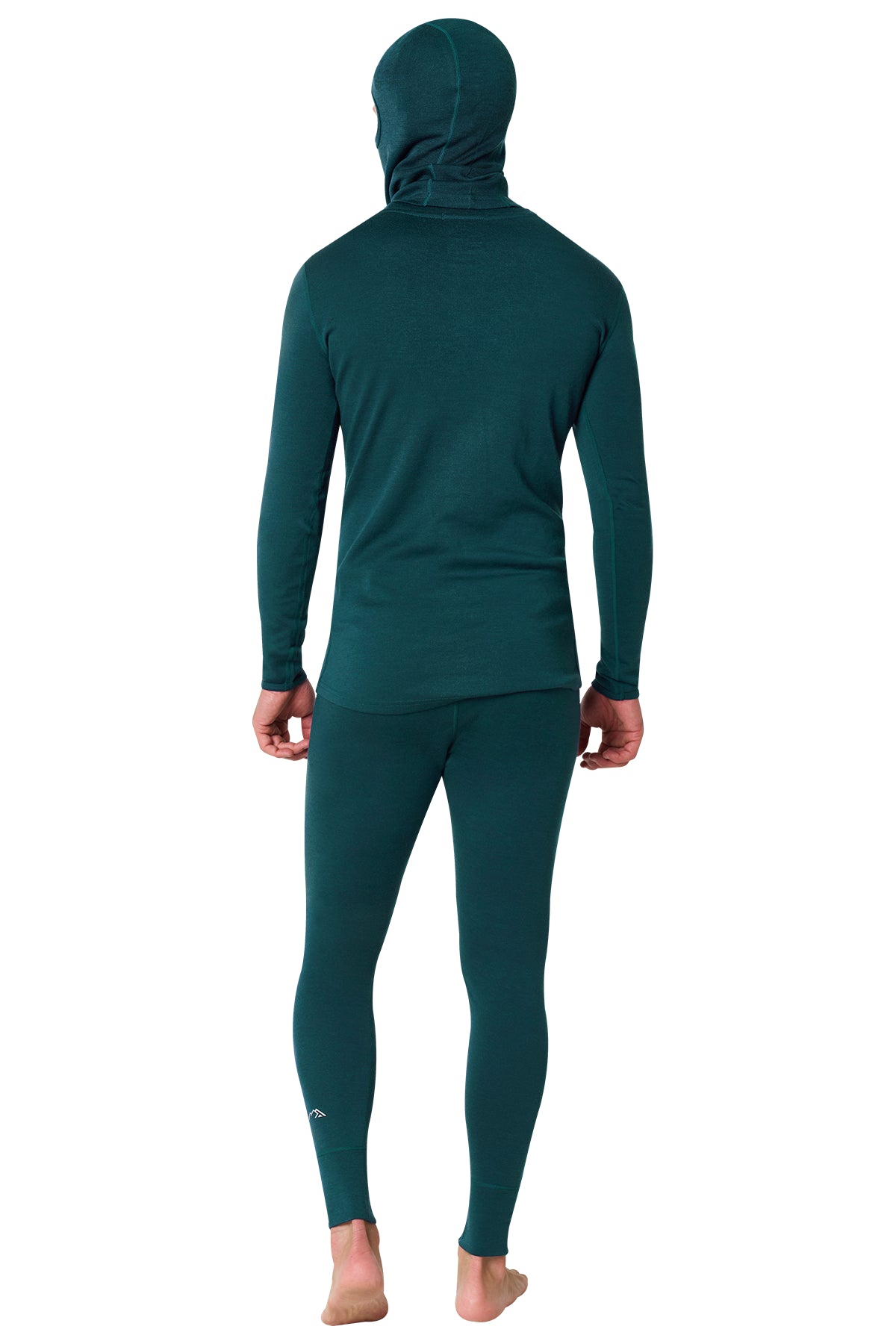 Men's Deep Teal Merino Wool Set 320 + Balaclava — view 2