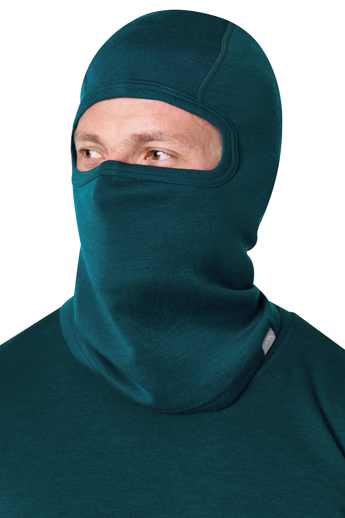 Men's Deep Teal Merino Wool Set 320 + Balaclava — view 4