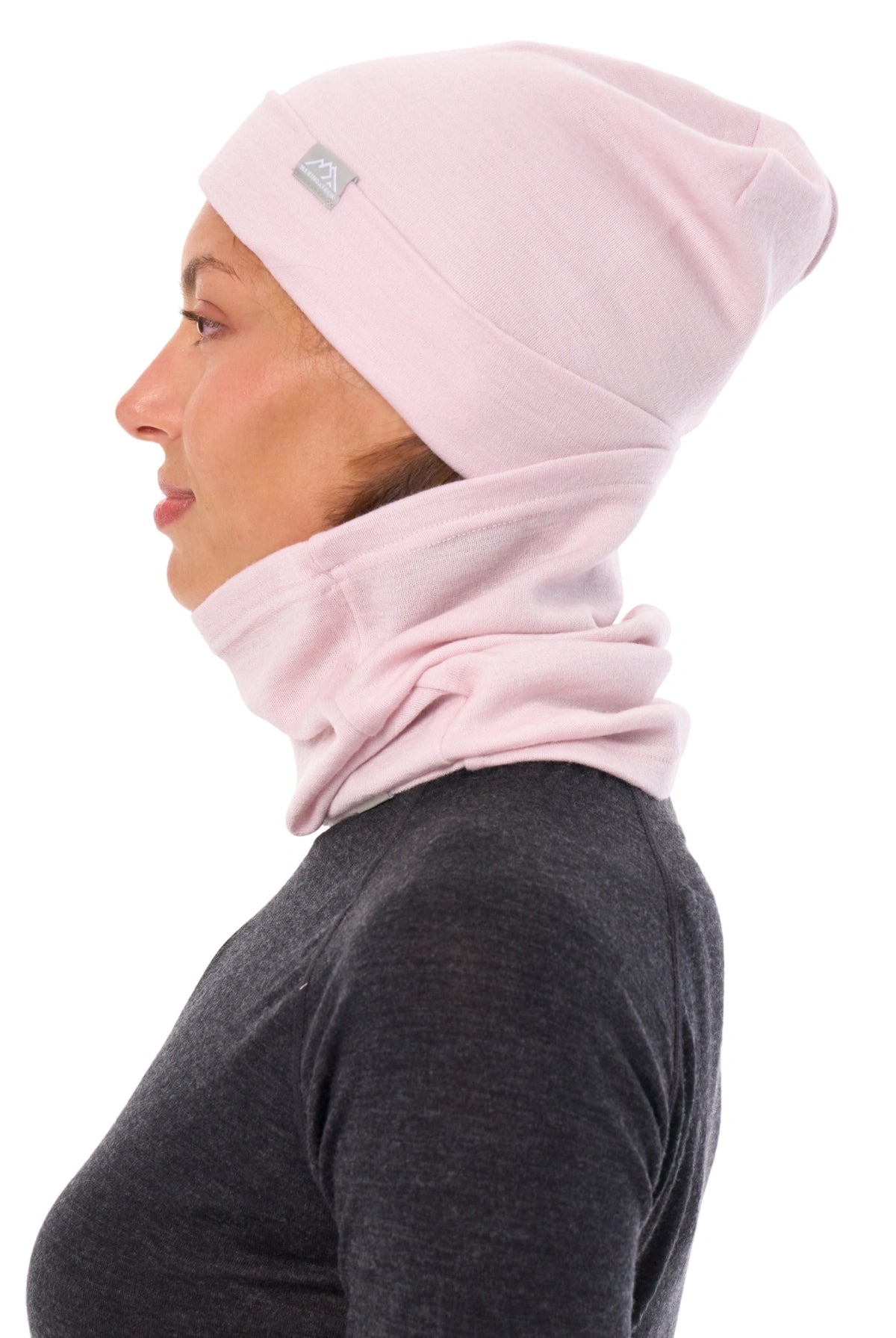 Adult Beanie Light Lavender + Gaiter — view 4