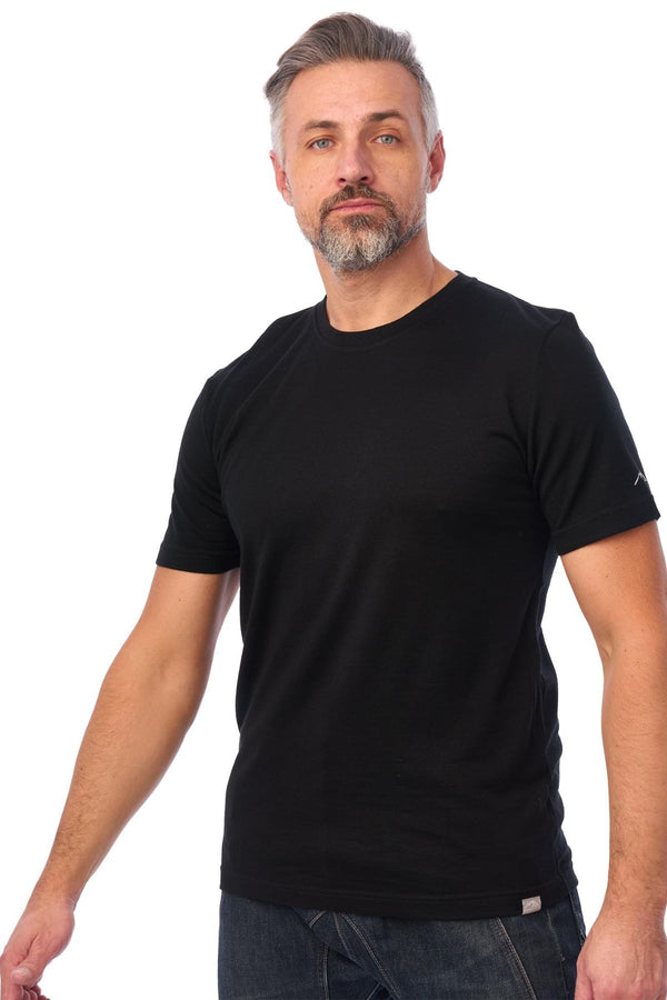 Men's Merino T-shirt Grey Black