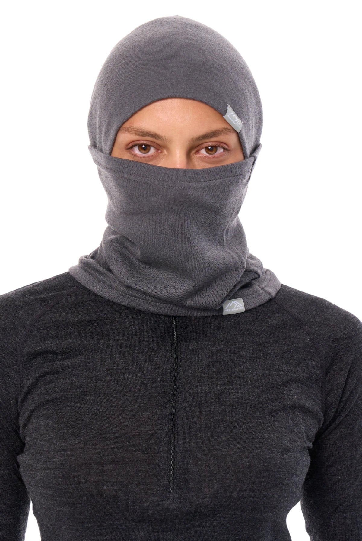 Adult Beanie Grey Shades + Gaiter — view 3