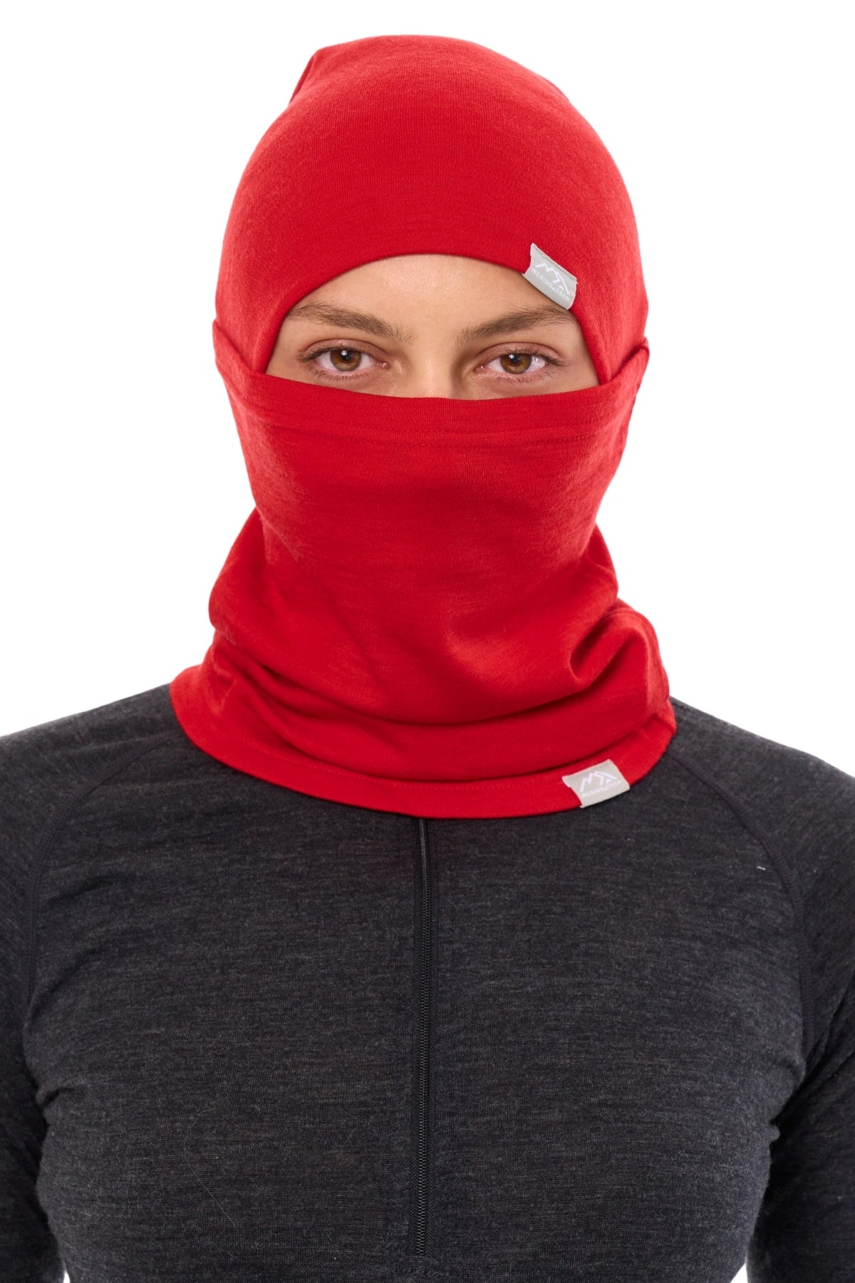 Adult Beanie Red + Gaiter — view 6