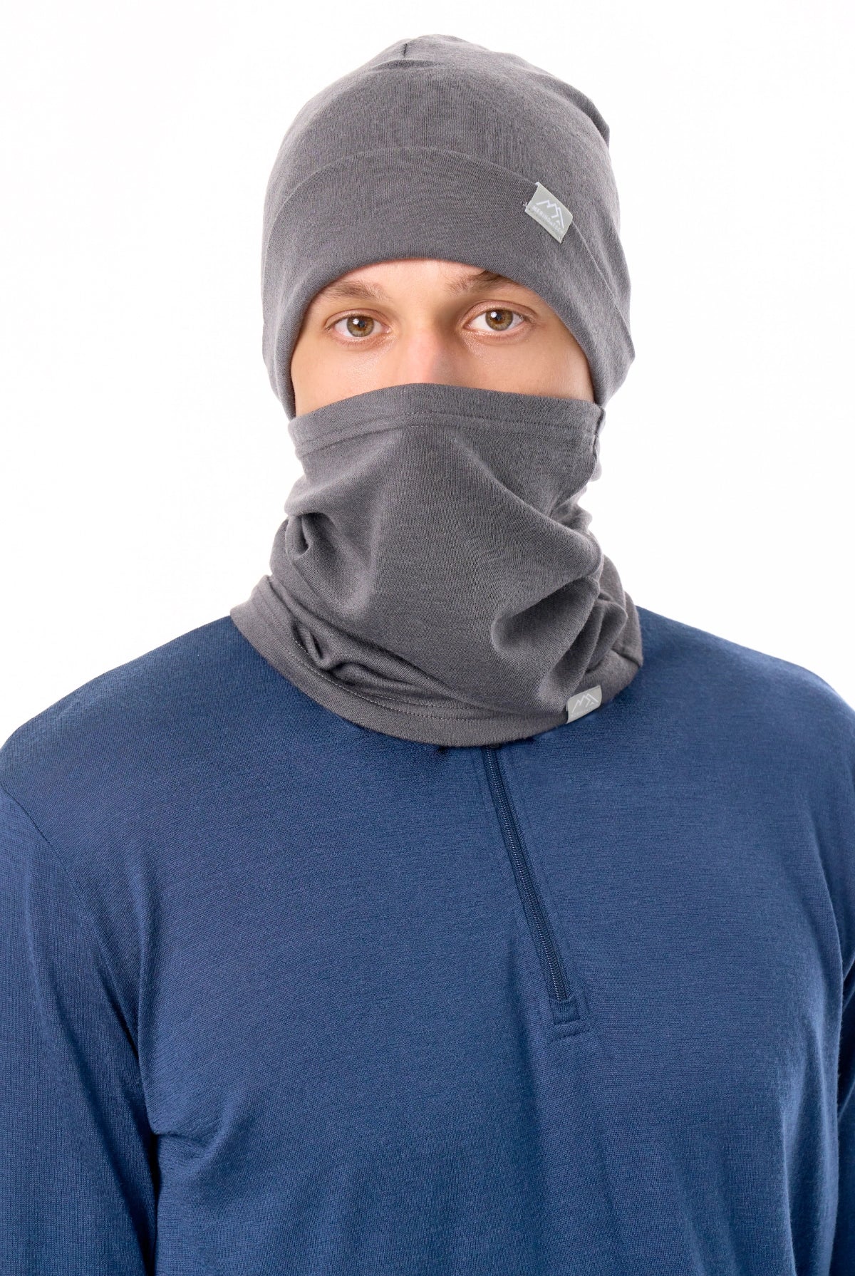 Adult Beanie Grey Shades + Gaiter — view 7
