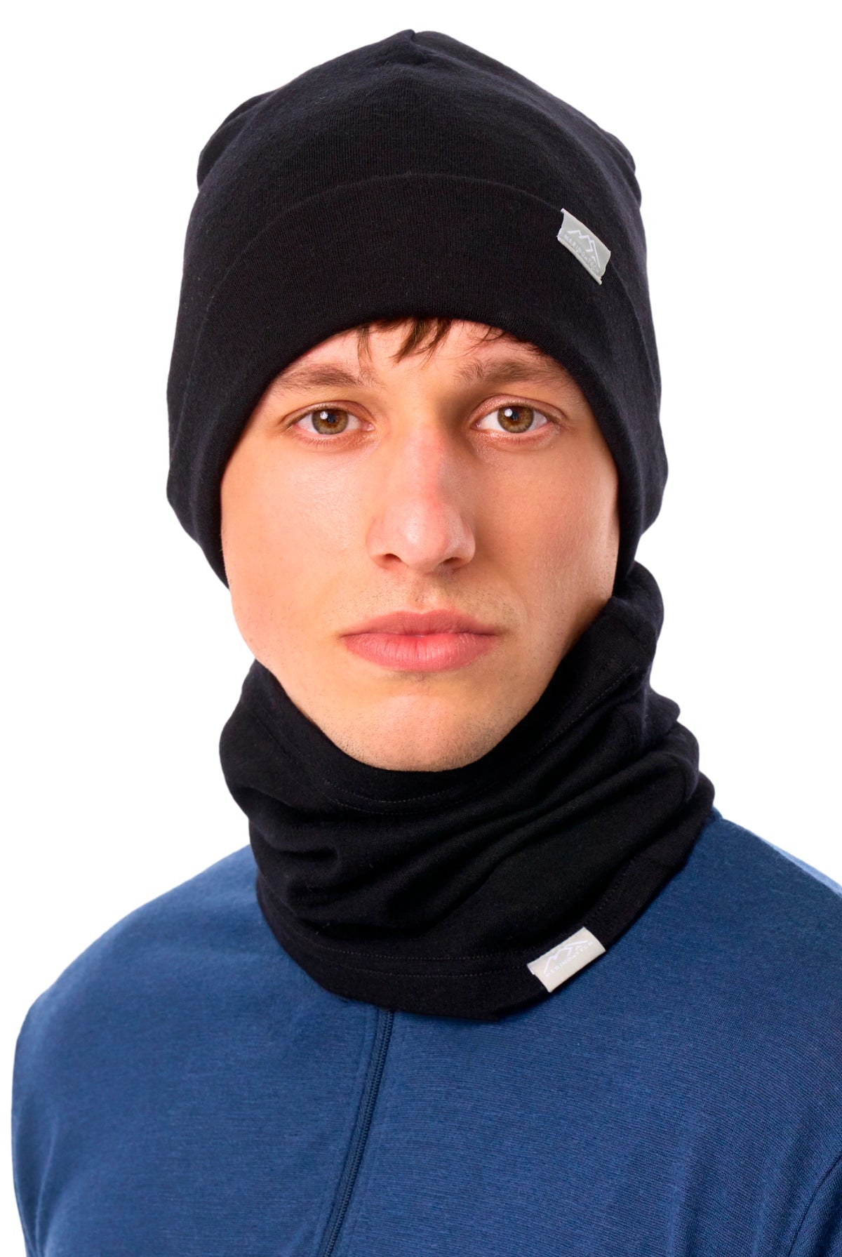Adult Beanie Black + Gaiter — view 5