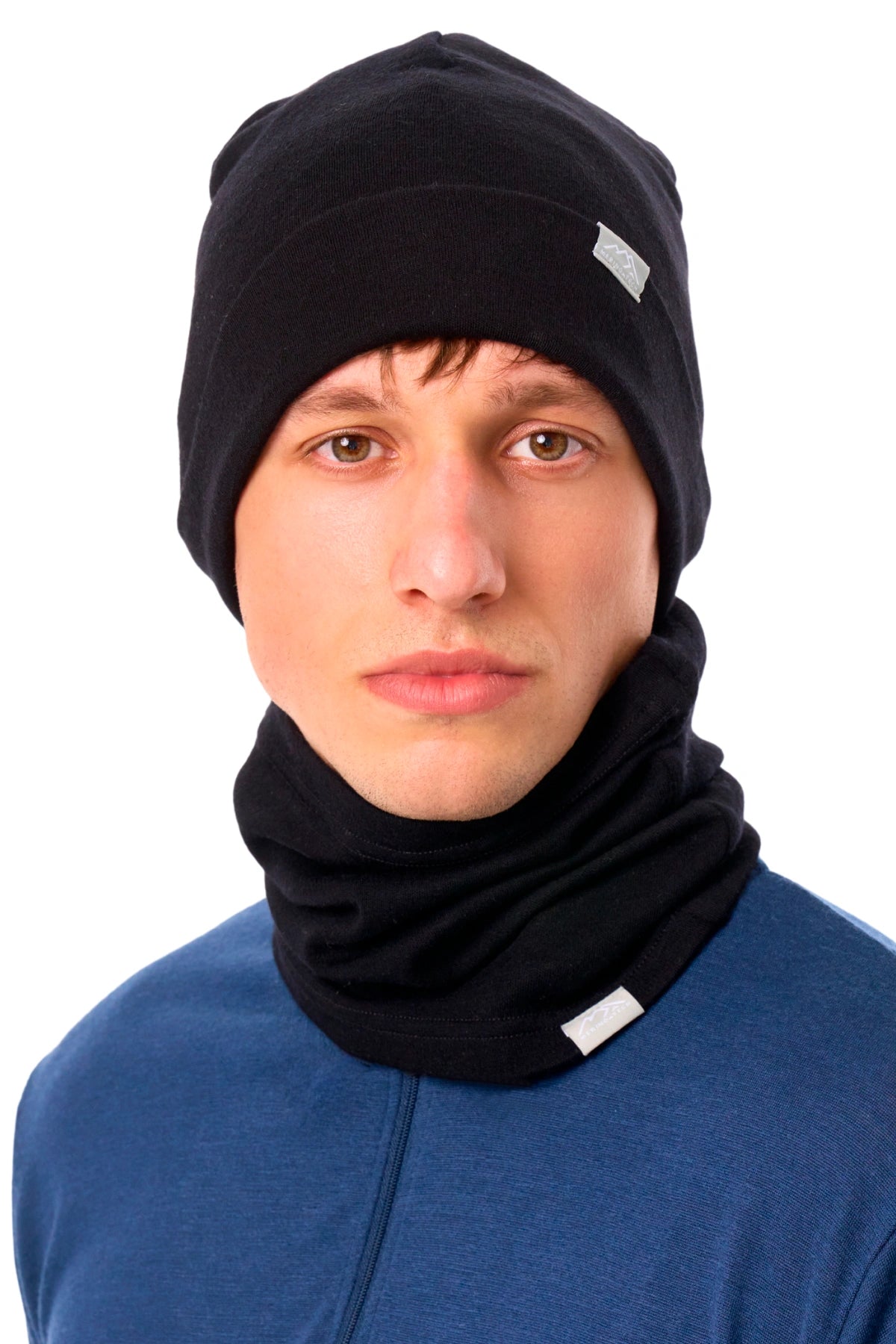Adult Beanie Black + Gaiter — view 5