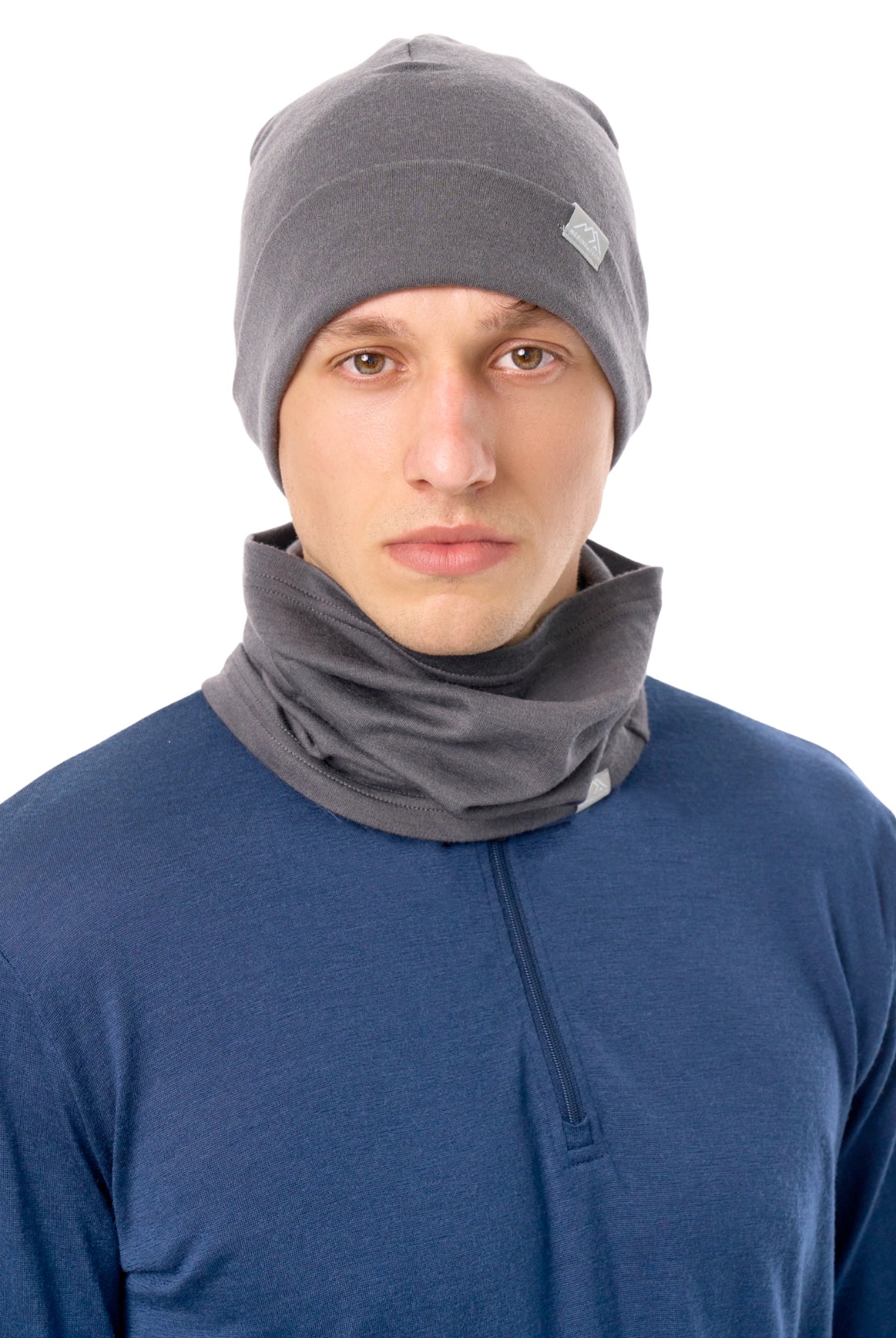 Adult Beanie Grey Shades + Gaiter — view 5