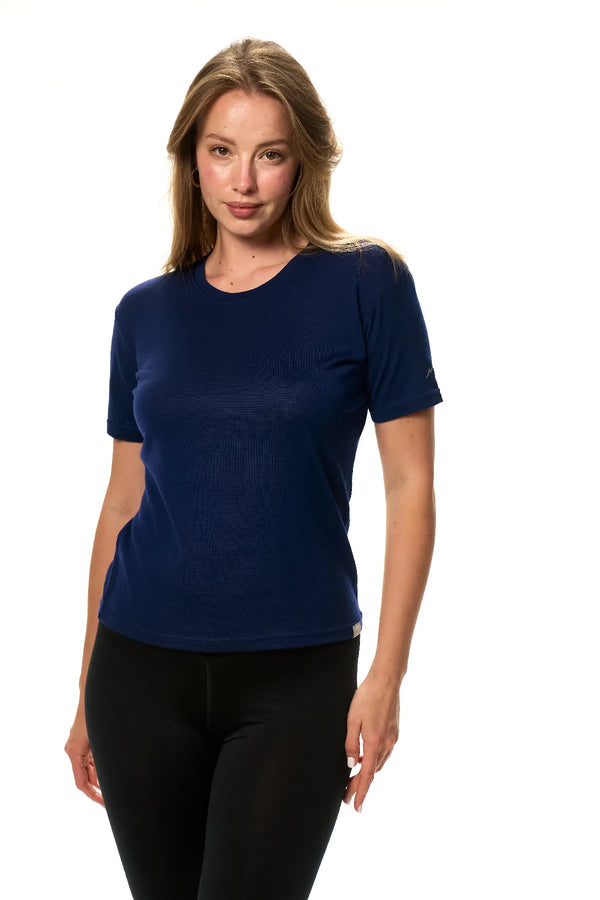 Women's Merino T-shirt 180 Deep Navy Crewneck