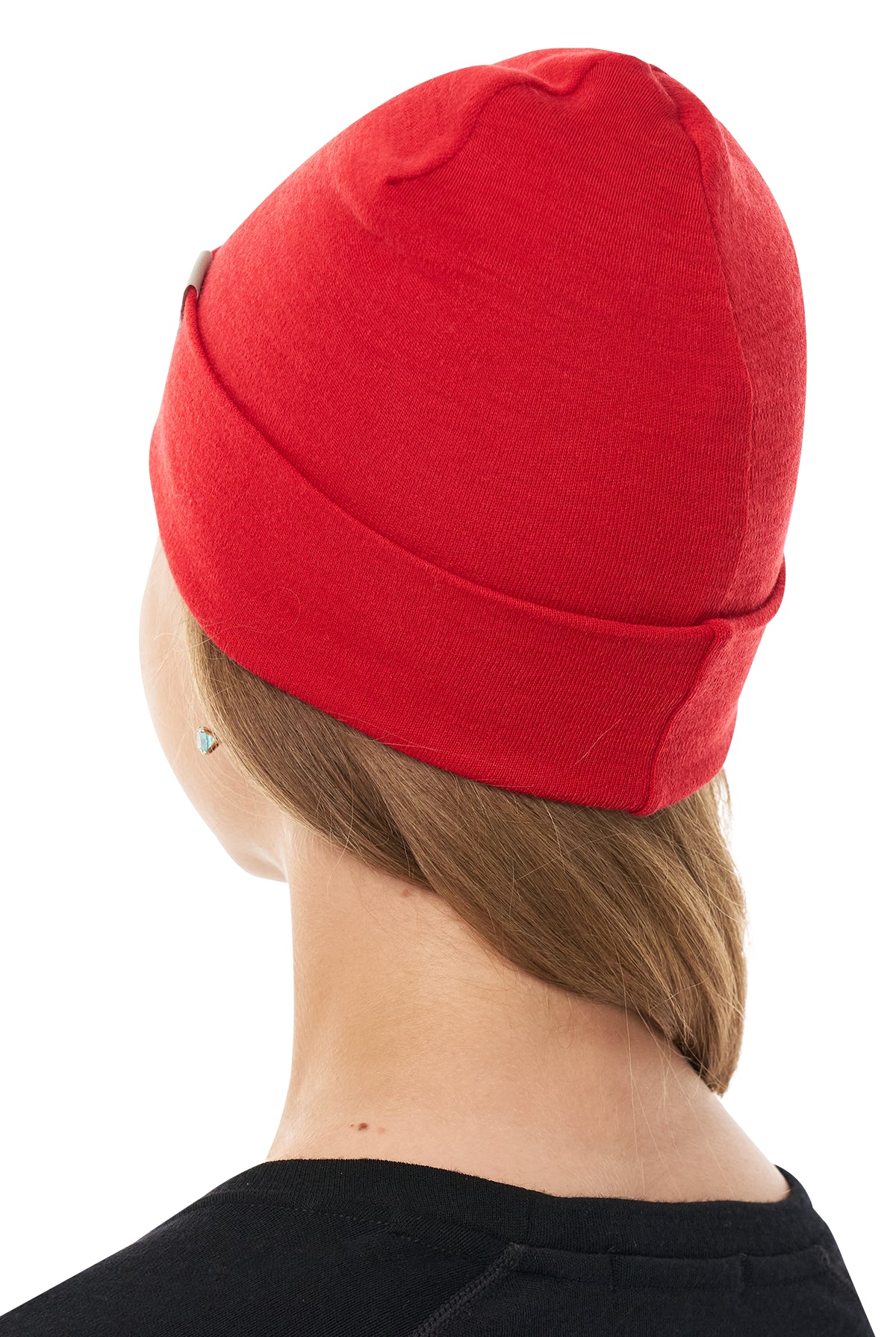 Kids' Beanie Cherry Red — view 4