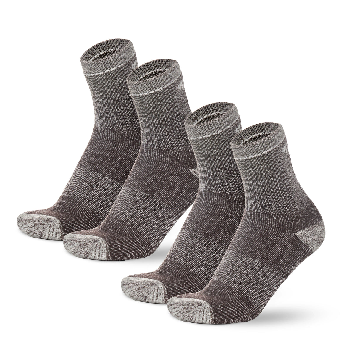 Merino Wool Running Socks - (Pack of 2) Brown Grey – Merino.tech