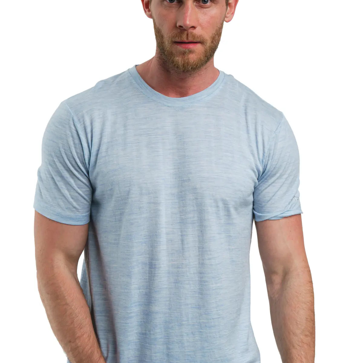 Men Merino Wool Arctic Ice T-Shirts: Light and Soft – Merino