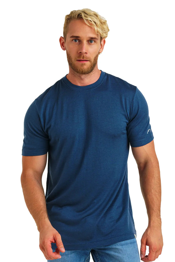 Men's Merino T-shirt 180 Denim Blue