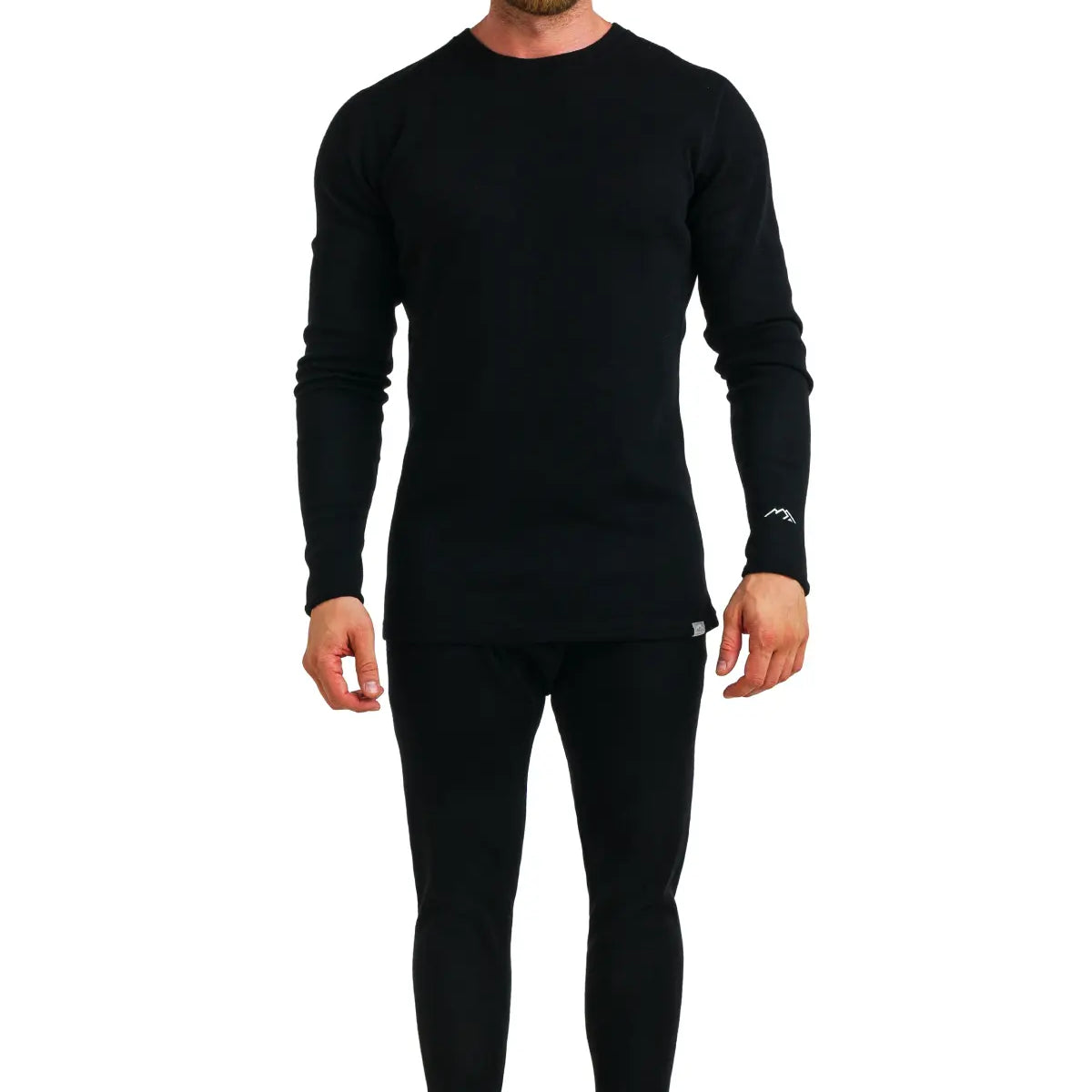 320 Merino Thermal Set in Black
