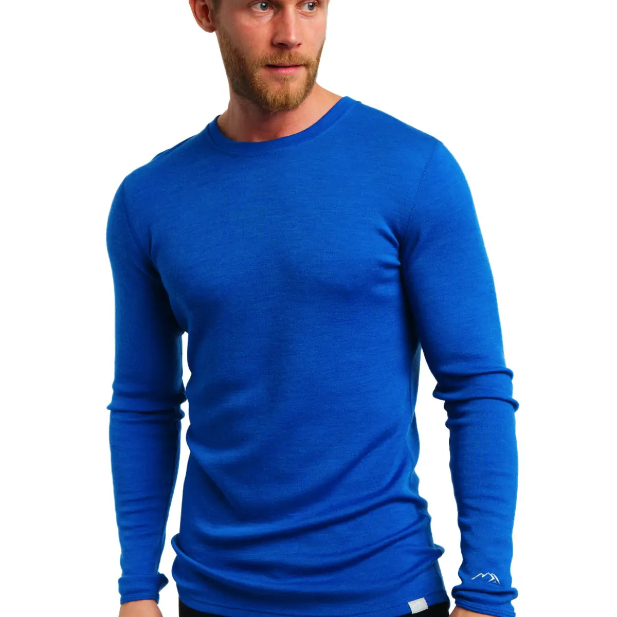 トップス ONC MERINO LONG SLEEVE SHIRTS NILEBLUE 4 Men's Merino Long Sleeve 250 – Cobalt Blue for Outdoor Adventures