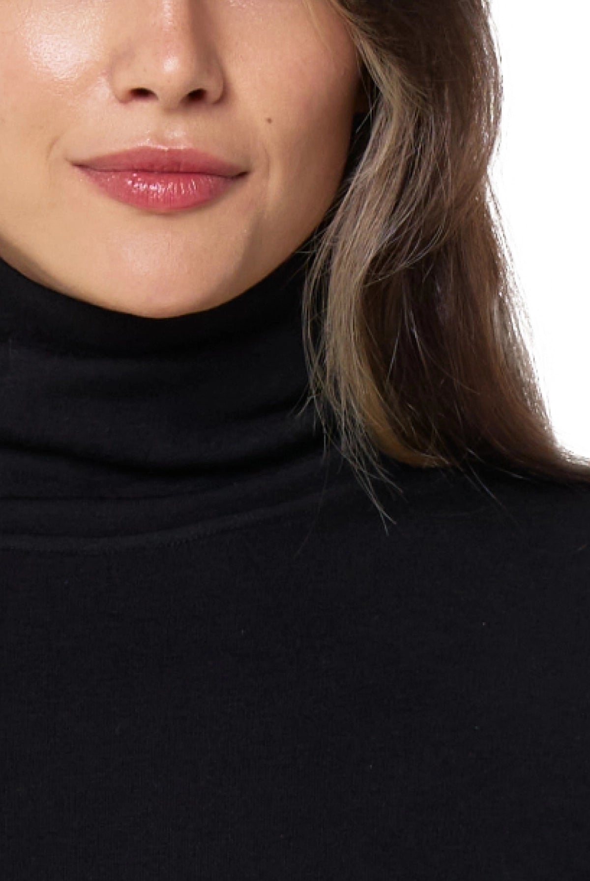 Women's Merino Turtleneck Thermal Set 250 Black High Neck — view 4