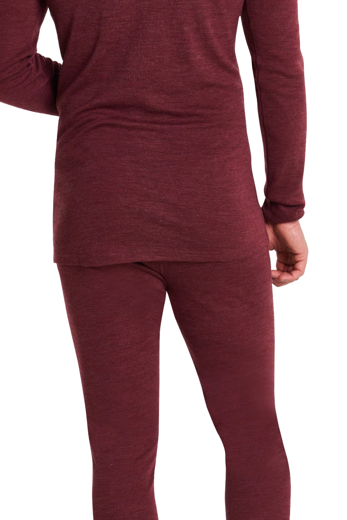 Men's Burgundy Merino Wool Set 250 + Beanie & Gaiter — view 5