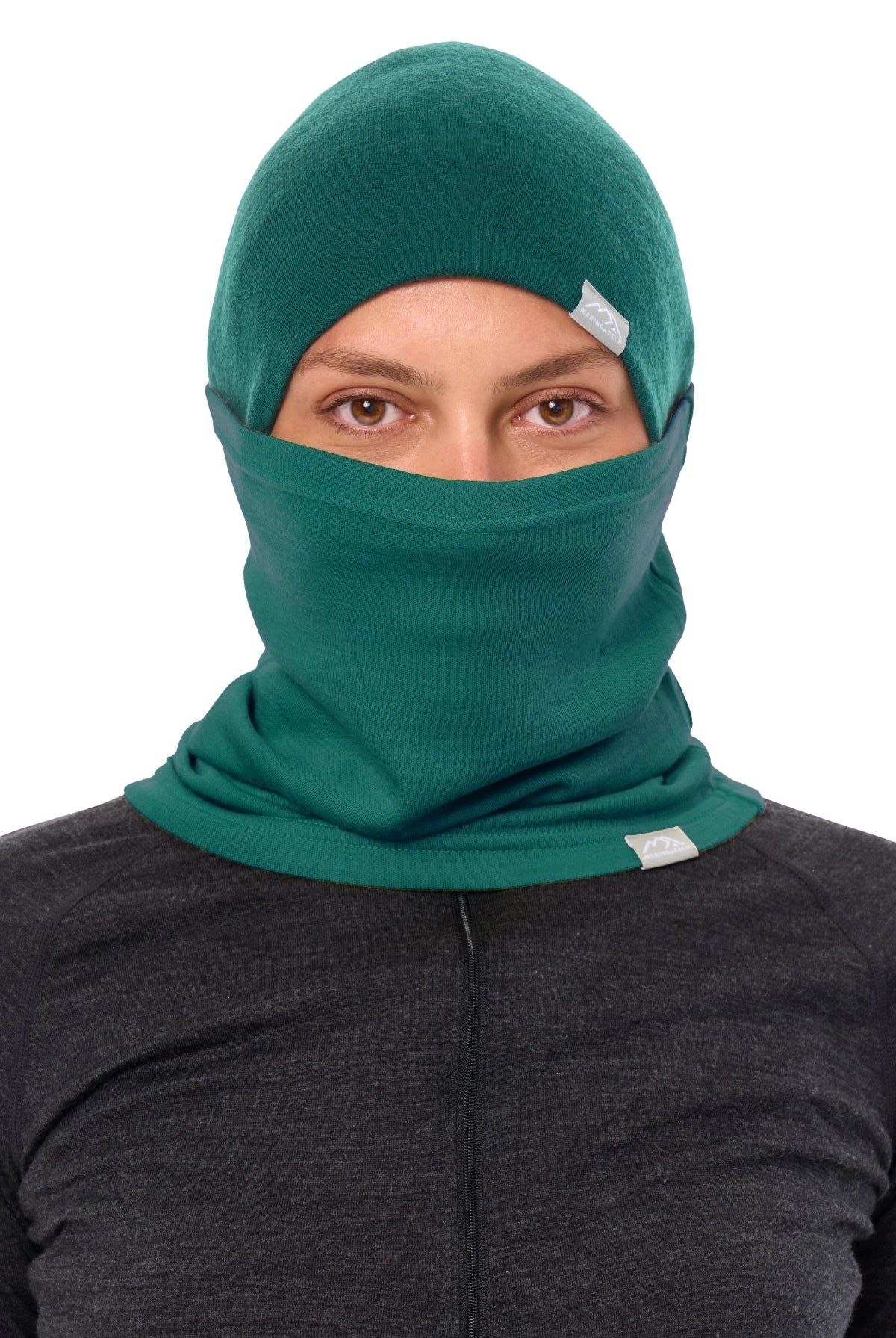 Adult Beanie Forest Green + Gaiter — view 3