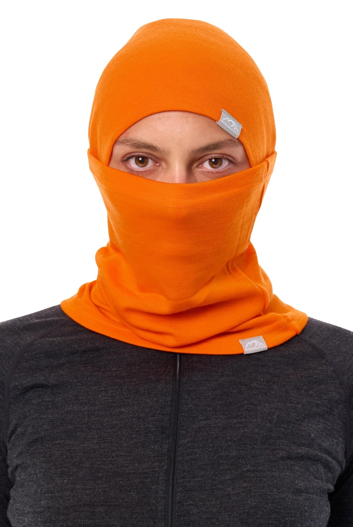 Adult Beanie Hunter Orange + Gaiter — view 4