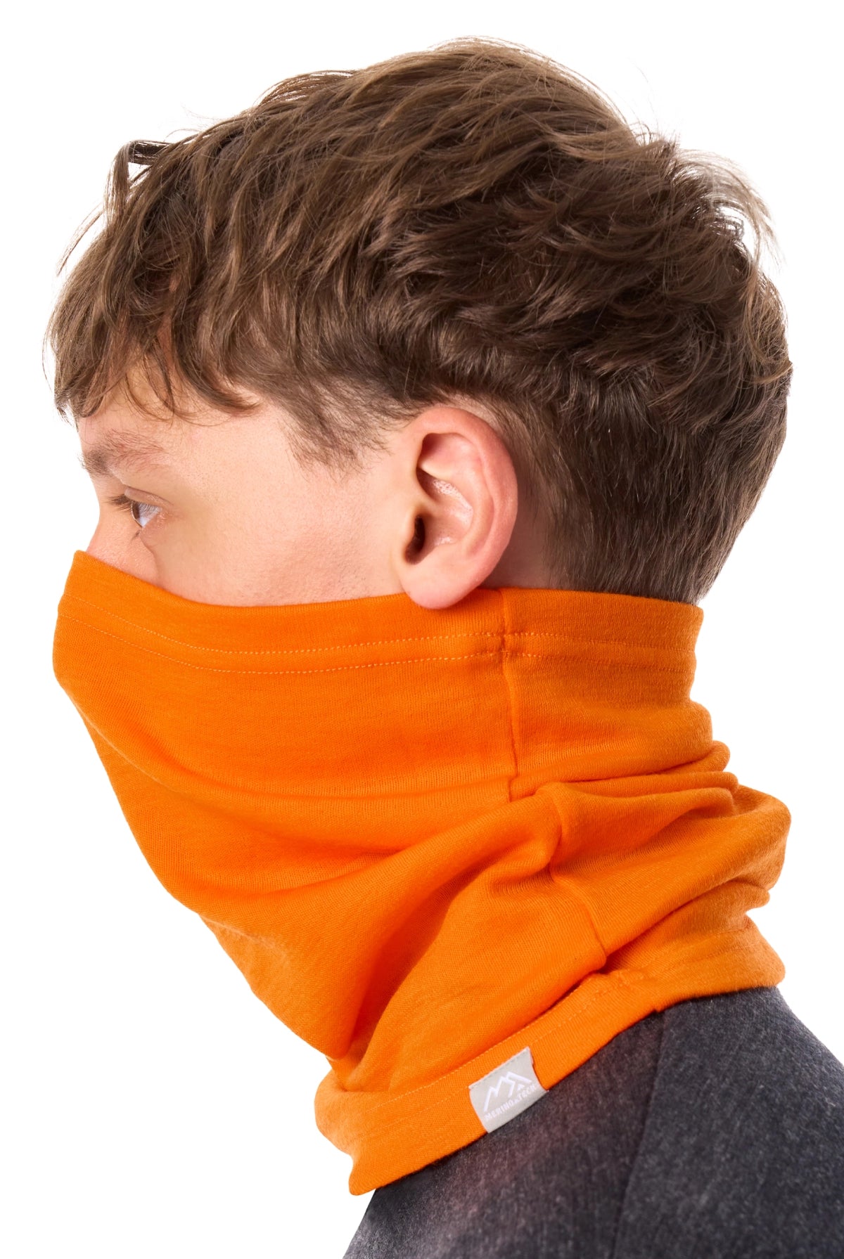 Merino Neck Gaiter 230 Hunter Orange — view 2
