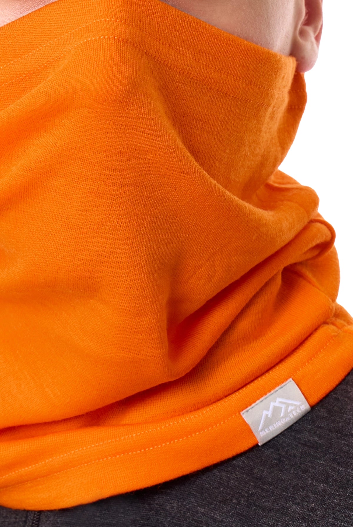 Merino Neck Gaiter 230 Hunter Orange — view 3