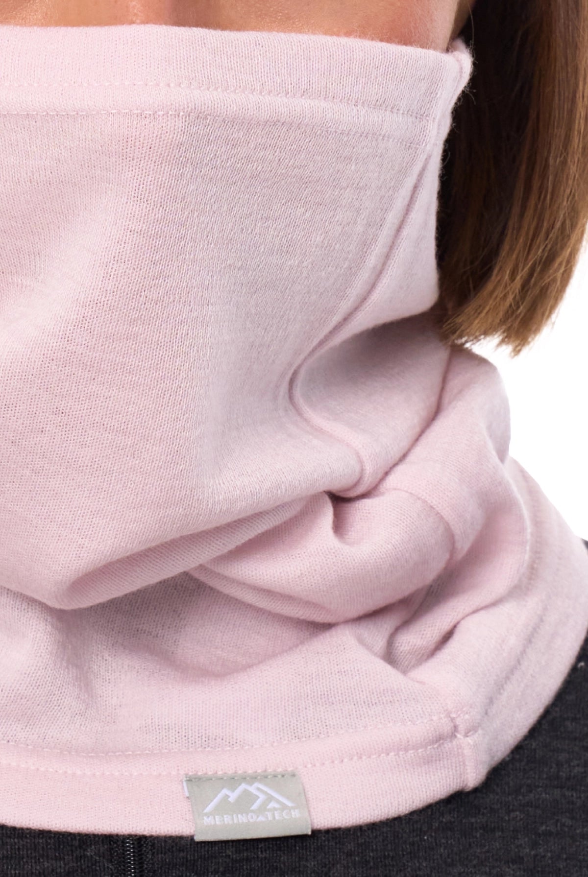 Merino Neck Gaiter 230 Light Lavender — view 4