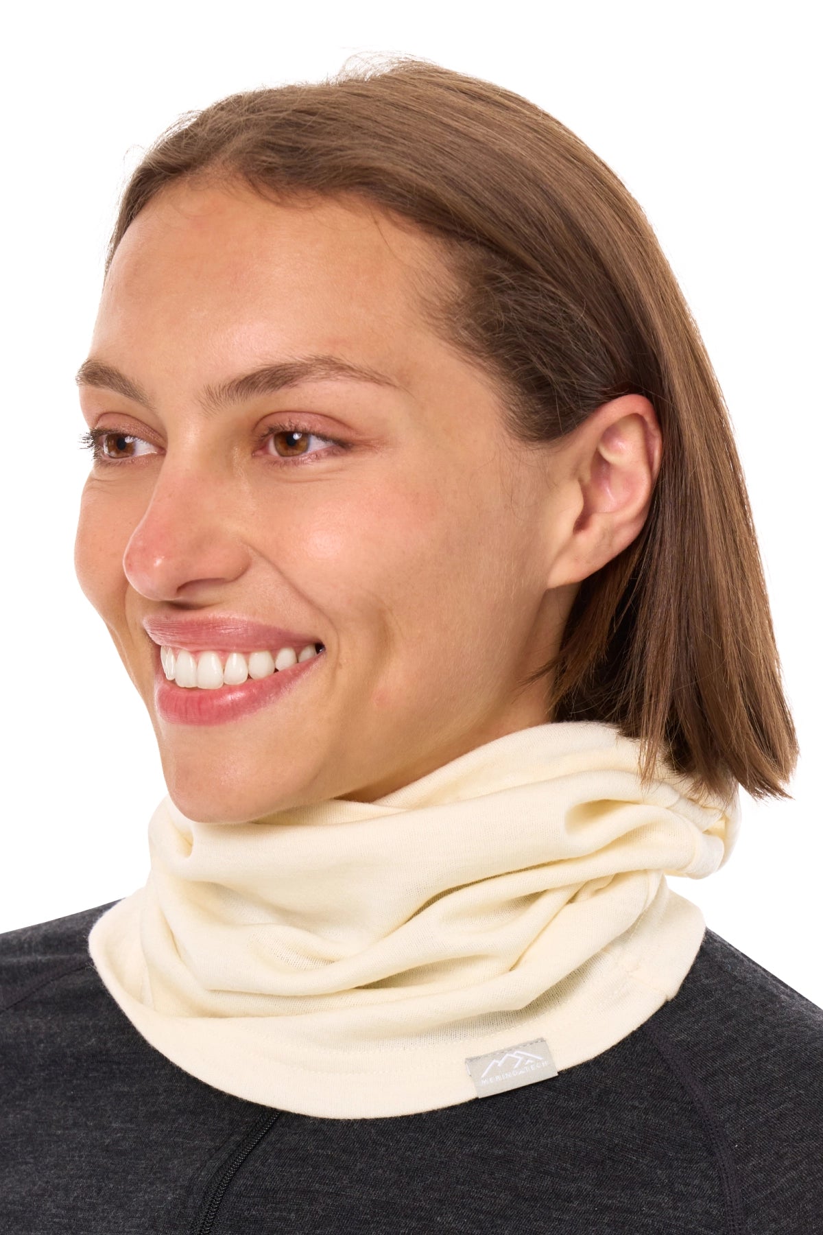 Merino Neck Gaiter 230 Natural White — view 5