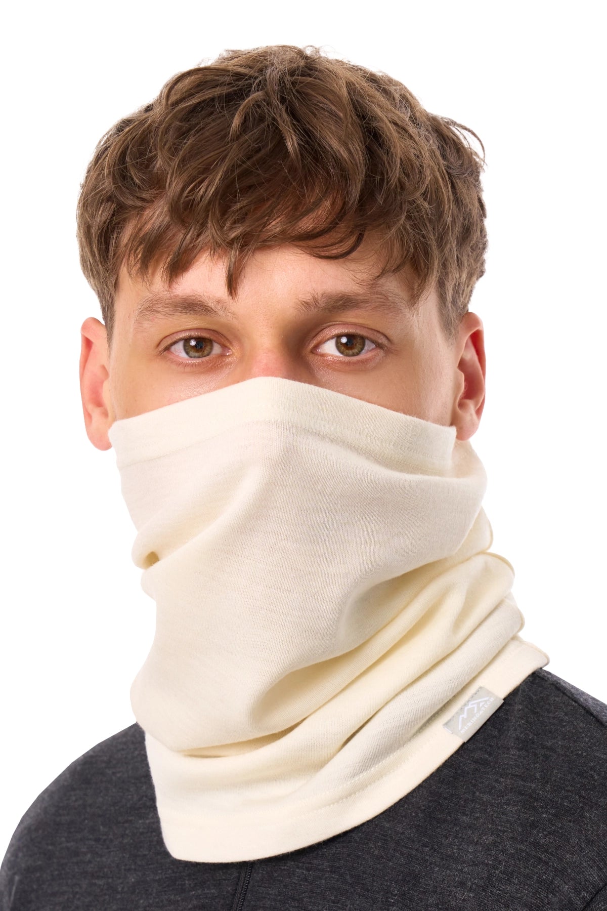 Merino Neck Gaiter 230 Natural White
