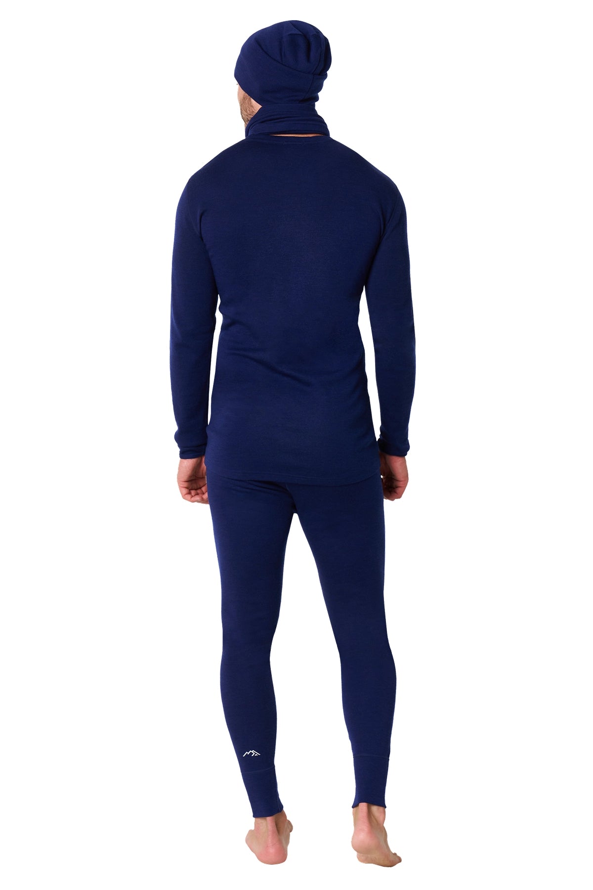 Men's Navy Blue Merino Wool Set 250 + Beanie & Gaiter — view 2