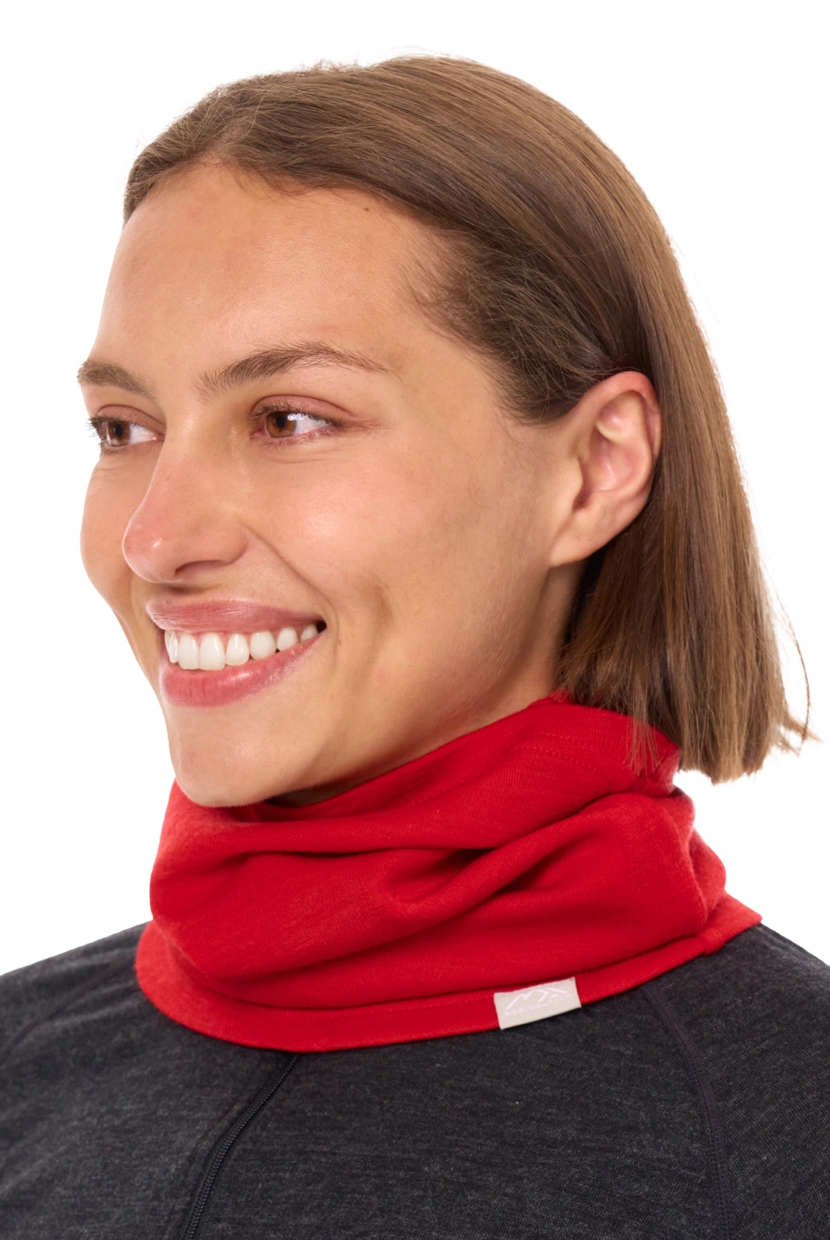 Merino Neck Gaiter 230 Red — view 6