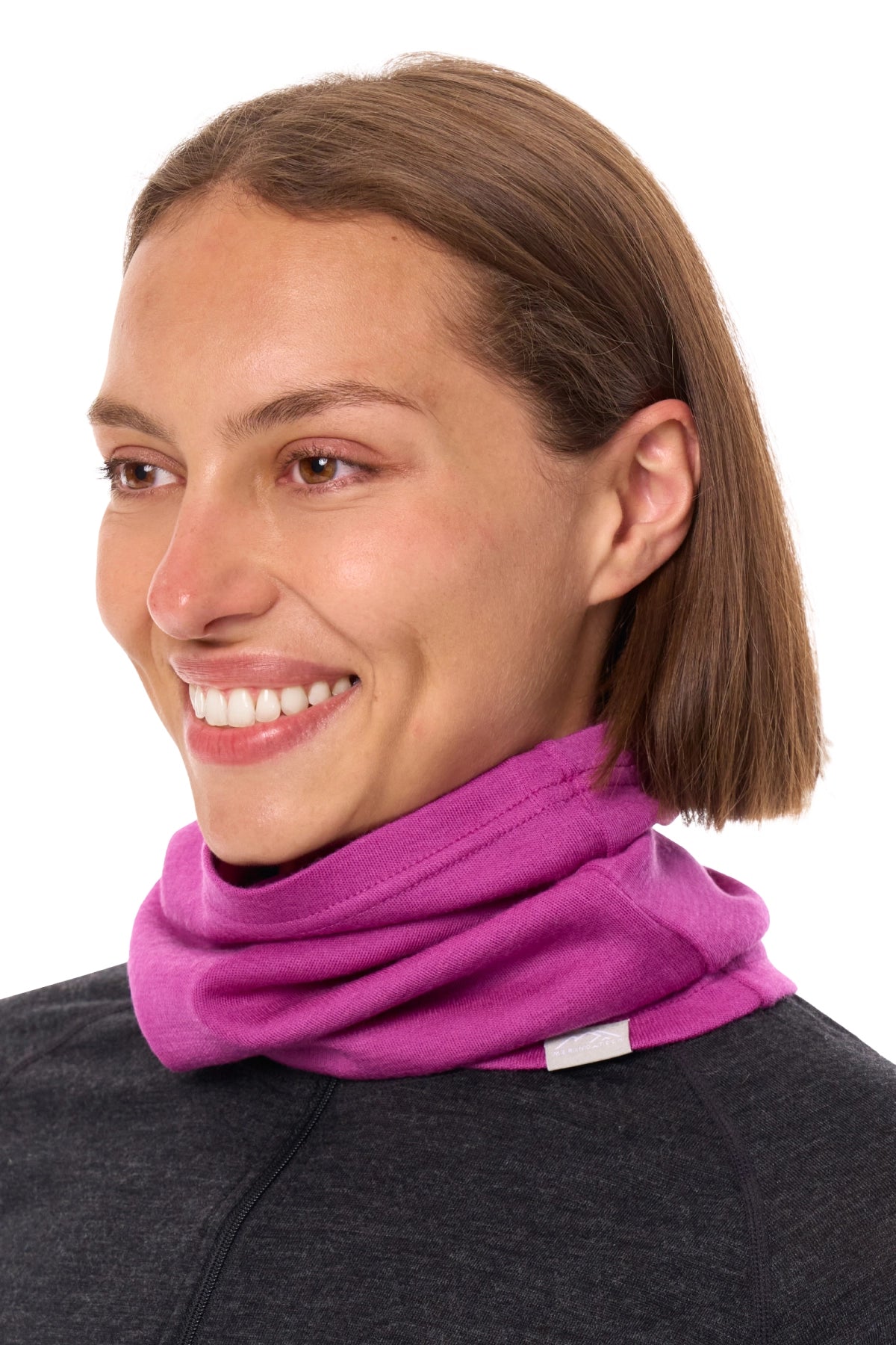 Merino Neck Gaiter 230 Violet — view 5