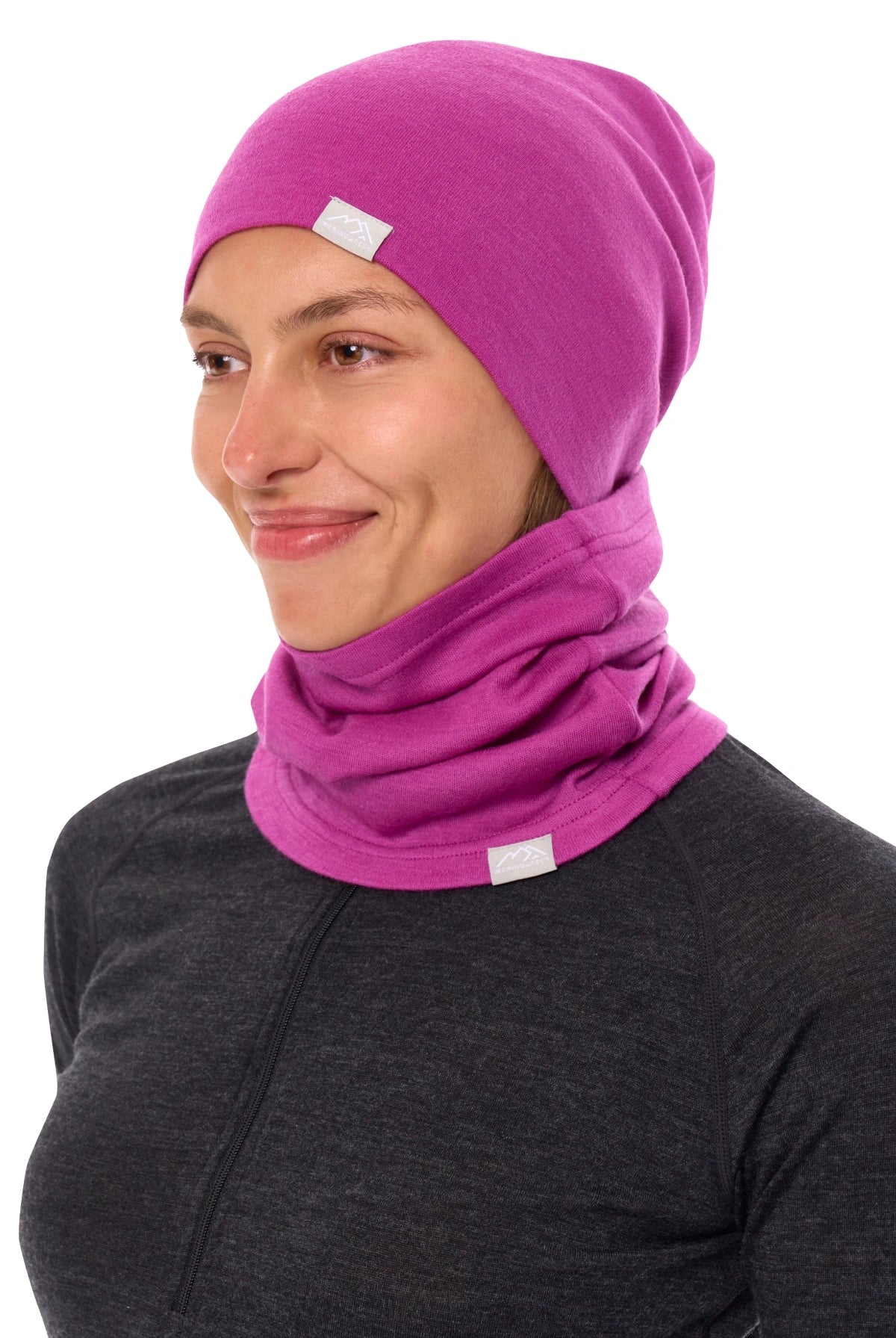 Adult Beanie Violet + Gaiter — view 3