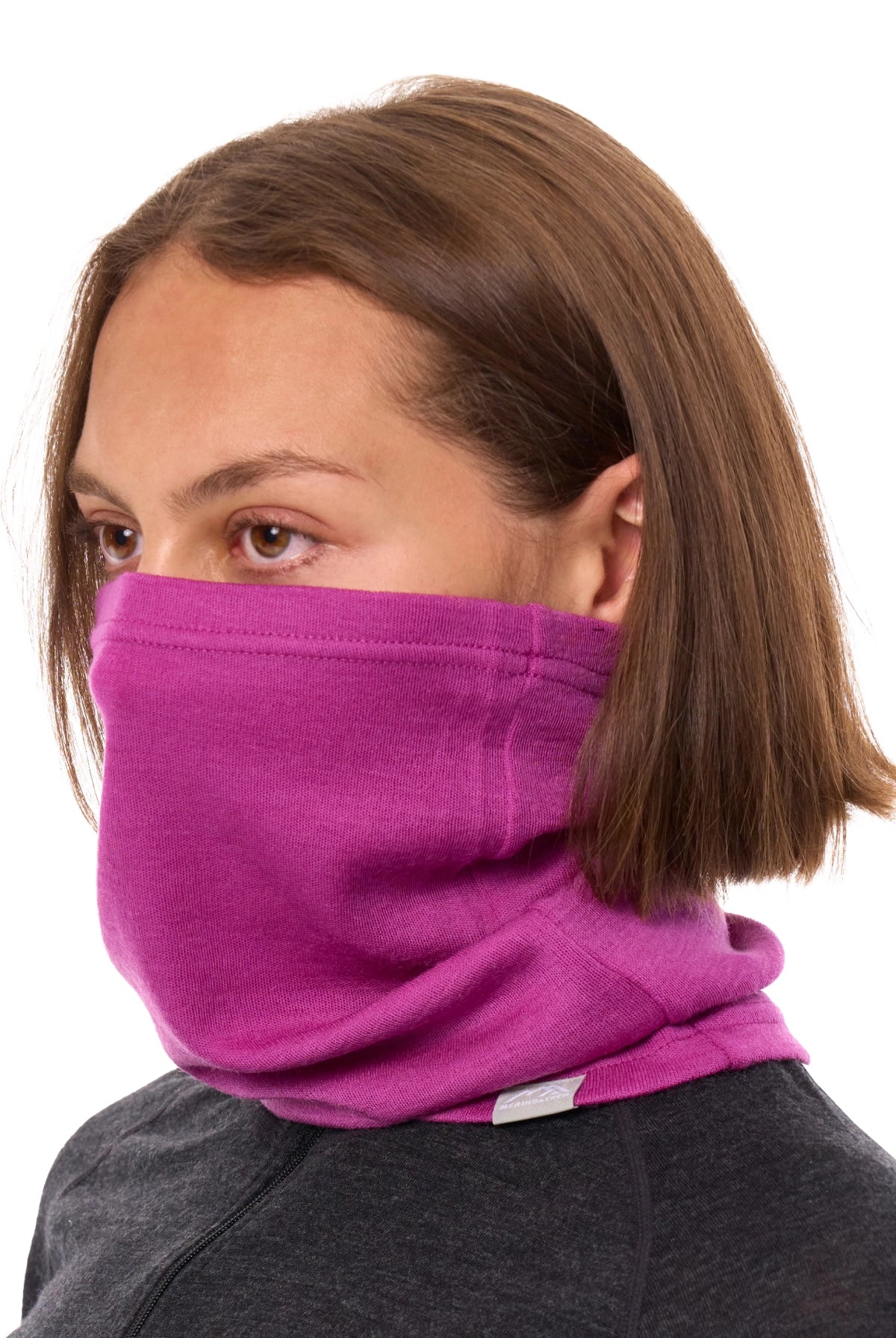 Merino Neck Gaiter 230 Violet — view 2