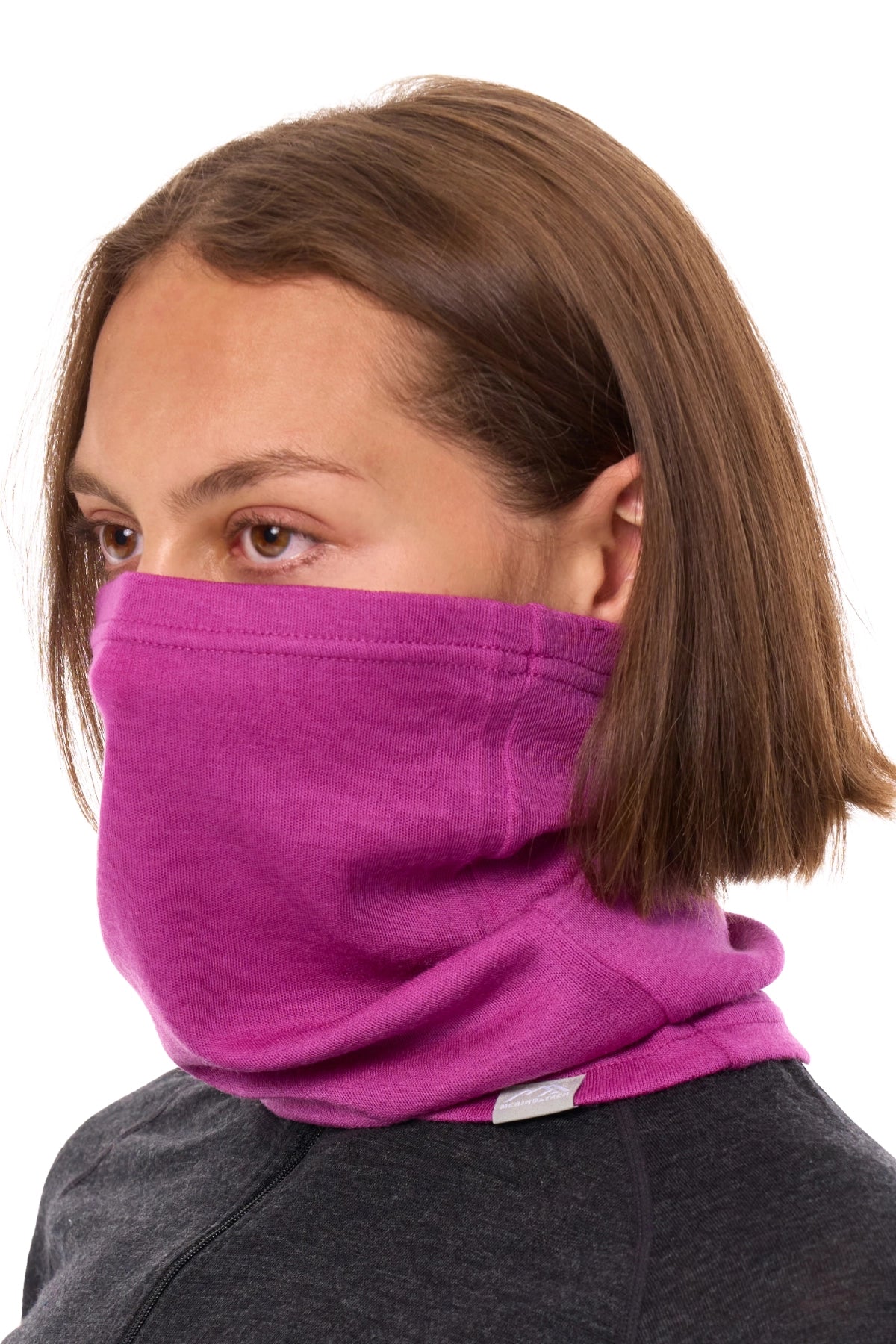 Merino Neck Gaiter 230 Violet — view 2