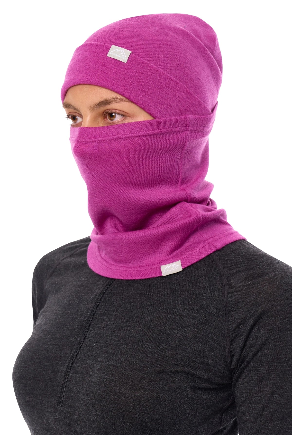 Adult Beanie Violet + Gaiter — view 6