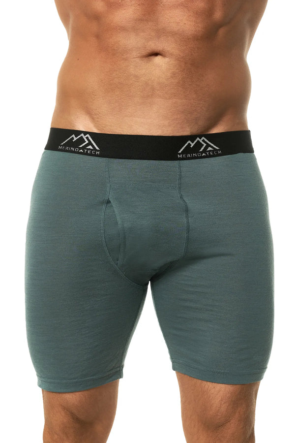 Men's Merino Boxers 170 Smoke Grey, 2 pack