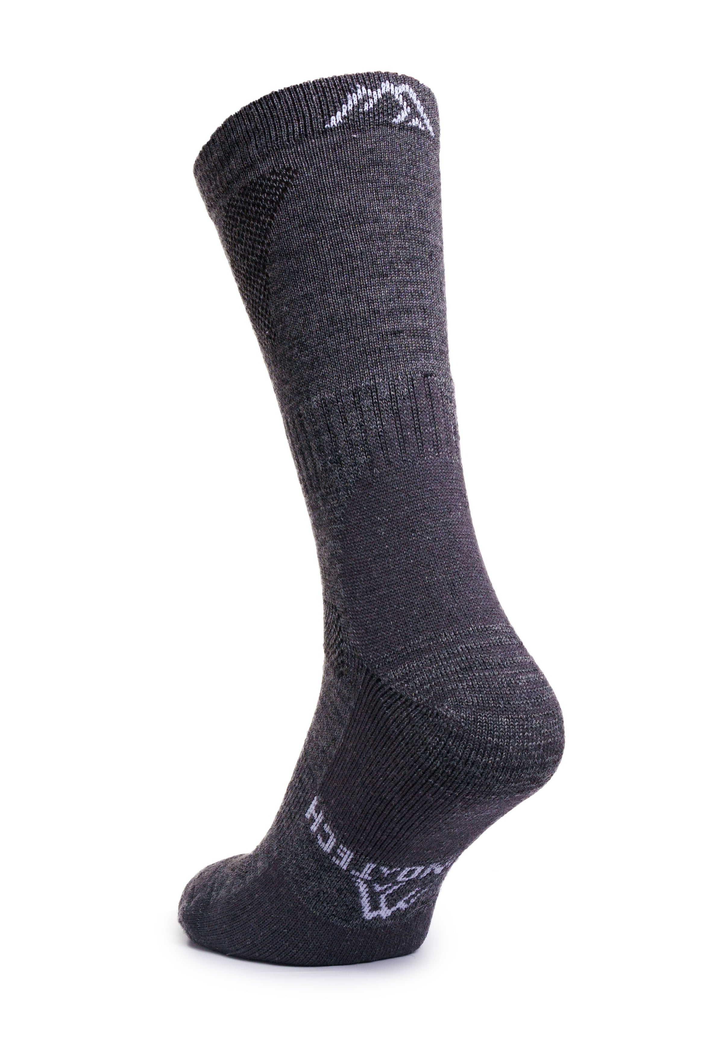 Merino Wool Wool Hiking Socks - (Pack of 3) Charcoal