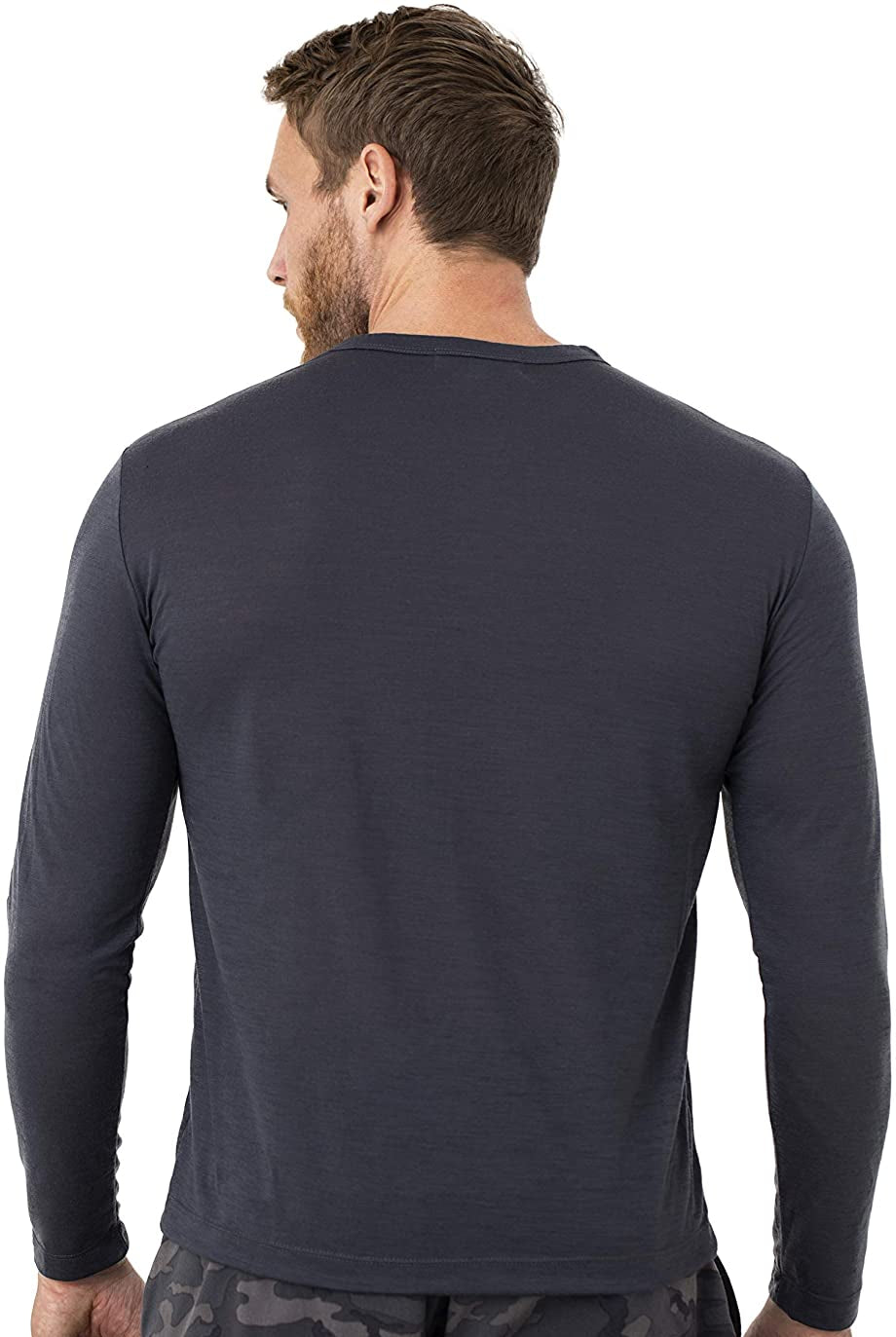 Merino Wool Long Sleeve Ebony