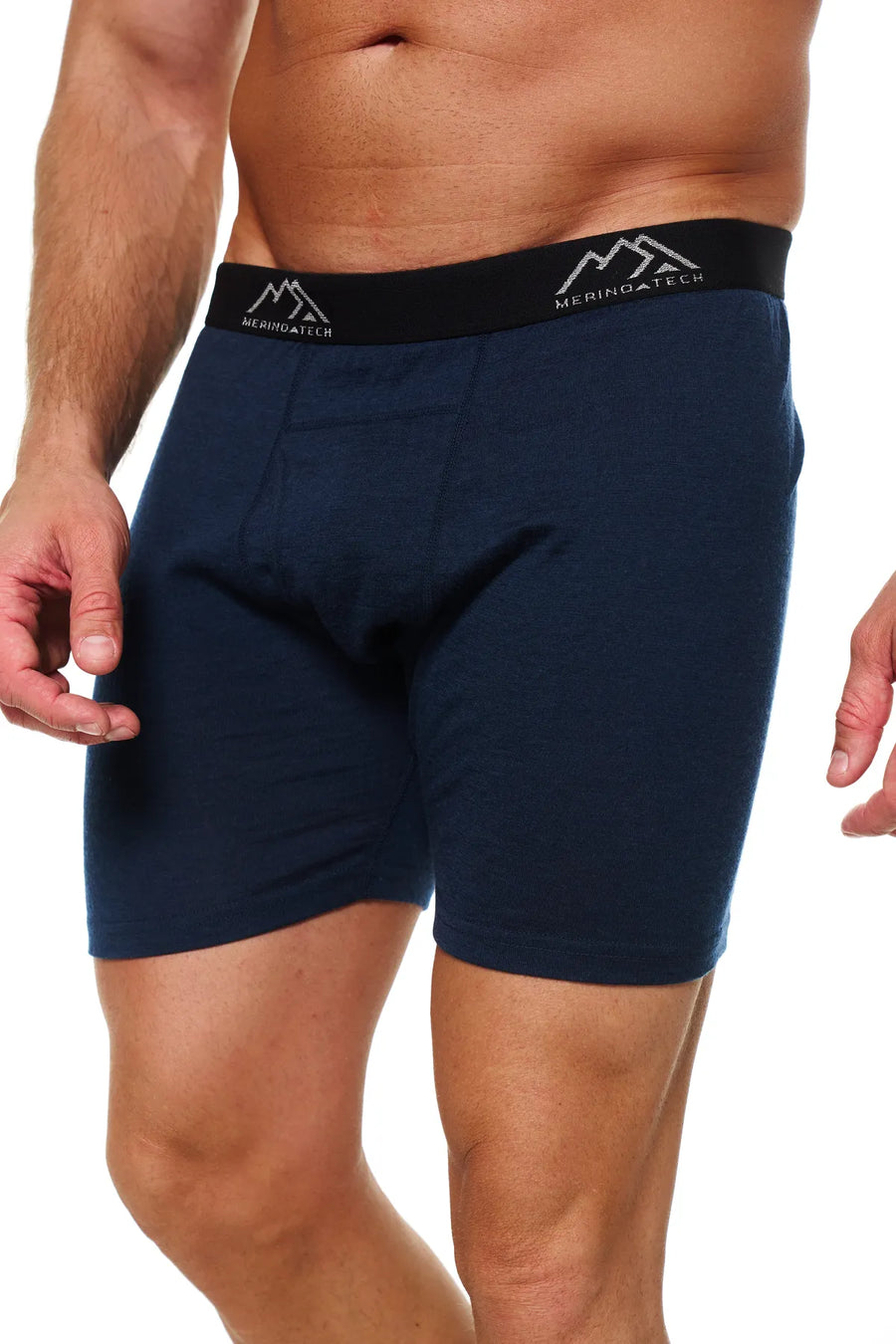 Men's Merino Boxers 190 Brief Midnight Navy, 1 pack — view 3