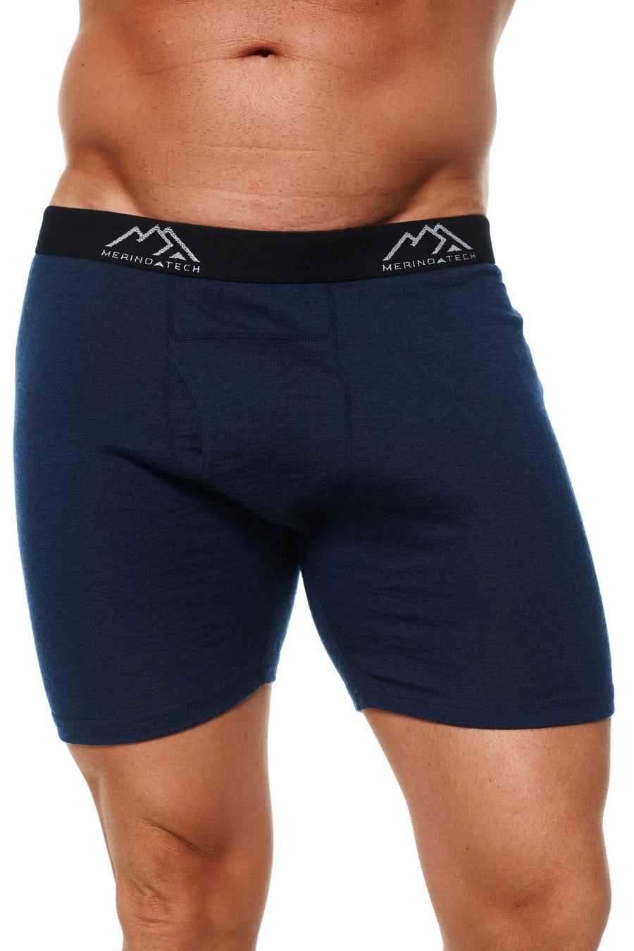 Men's Merino Boxers 190 Brief Midnight Navy, 1 pack