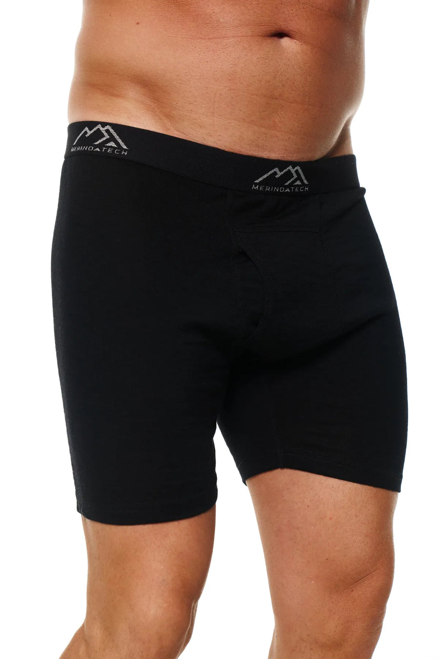 Men's Merino Boxers 190 Black Coal, 1 pack — view 4