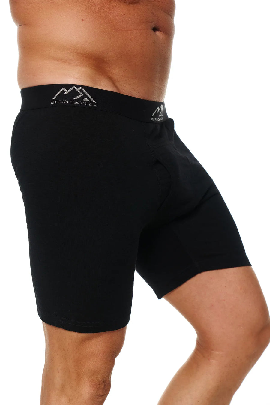 Men's Merino Boxers 190 Black Coal, 1 pack — view 5