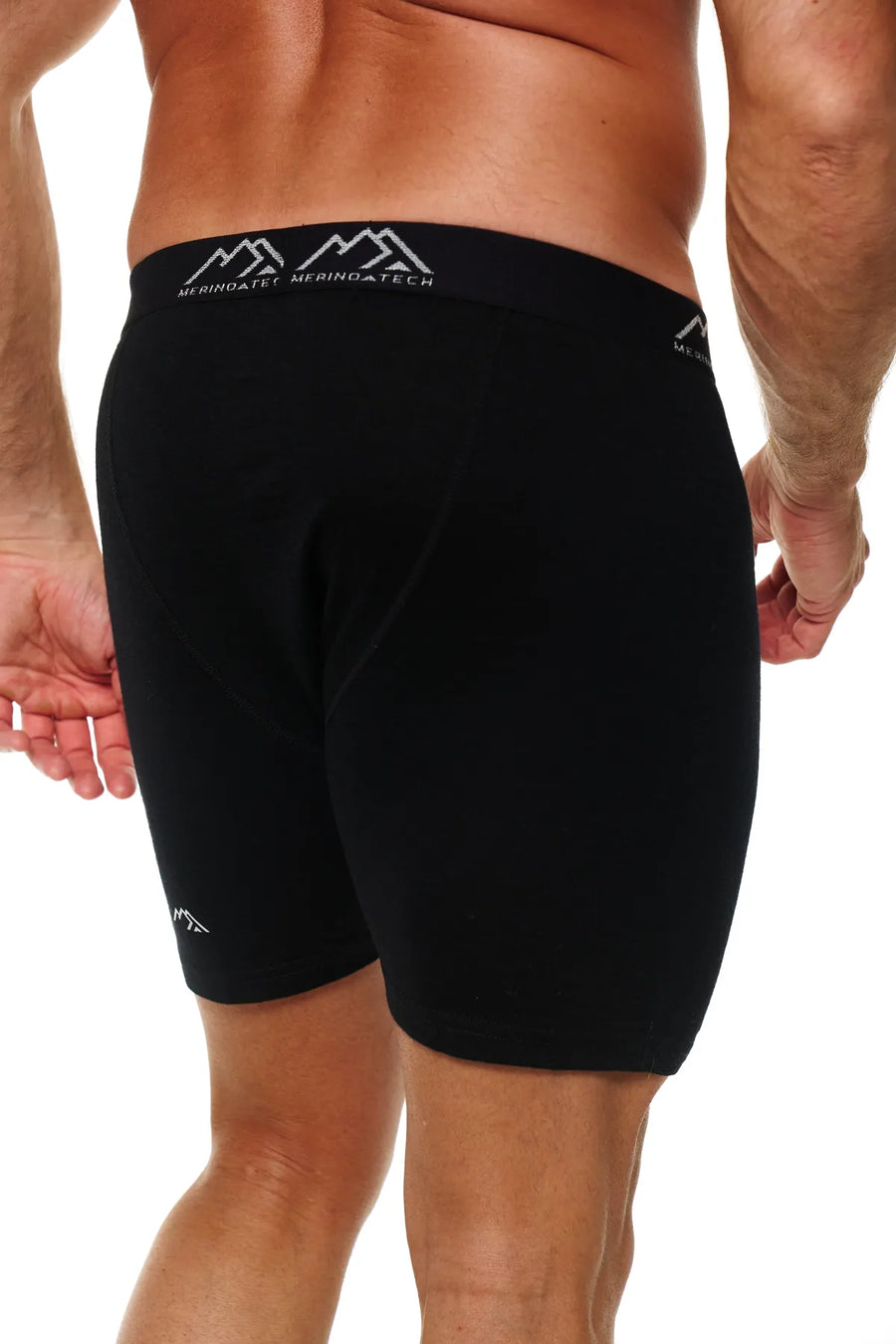 Men's Merino Boxers 190 Black Coal, 1 pack — view 8