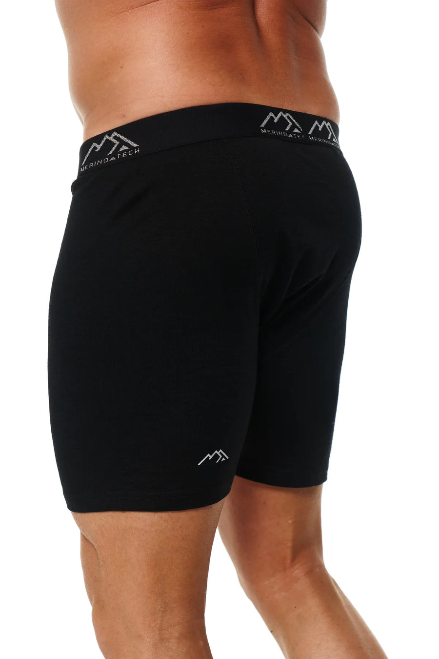 Men's Merino Boxers 190 Black Coal, 1 pack — view 6